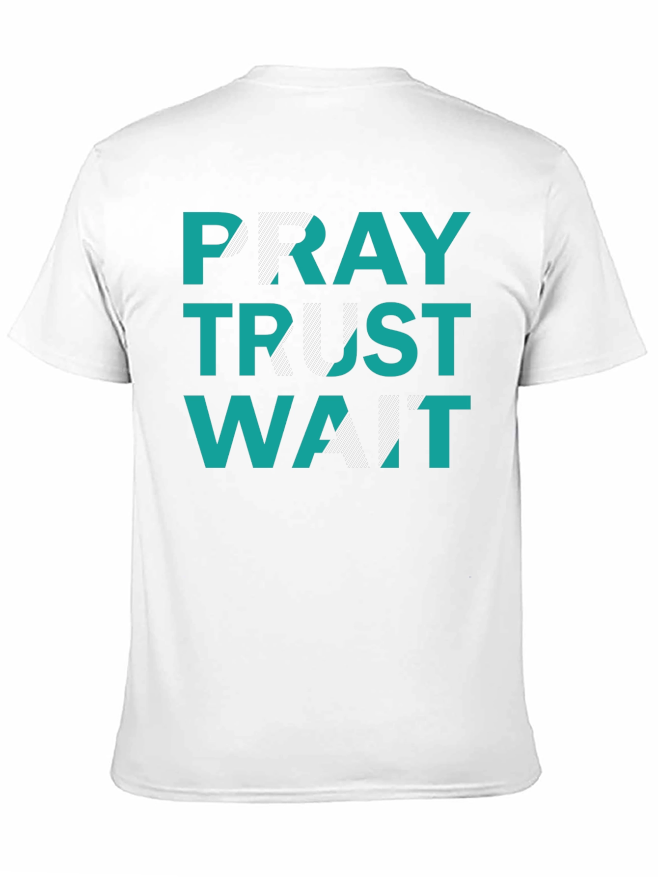 Pray Trust Wait Graphic T-Shirt