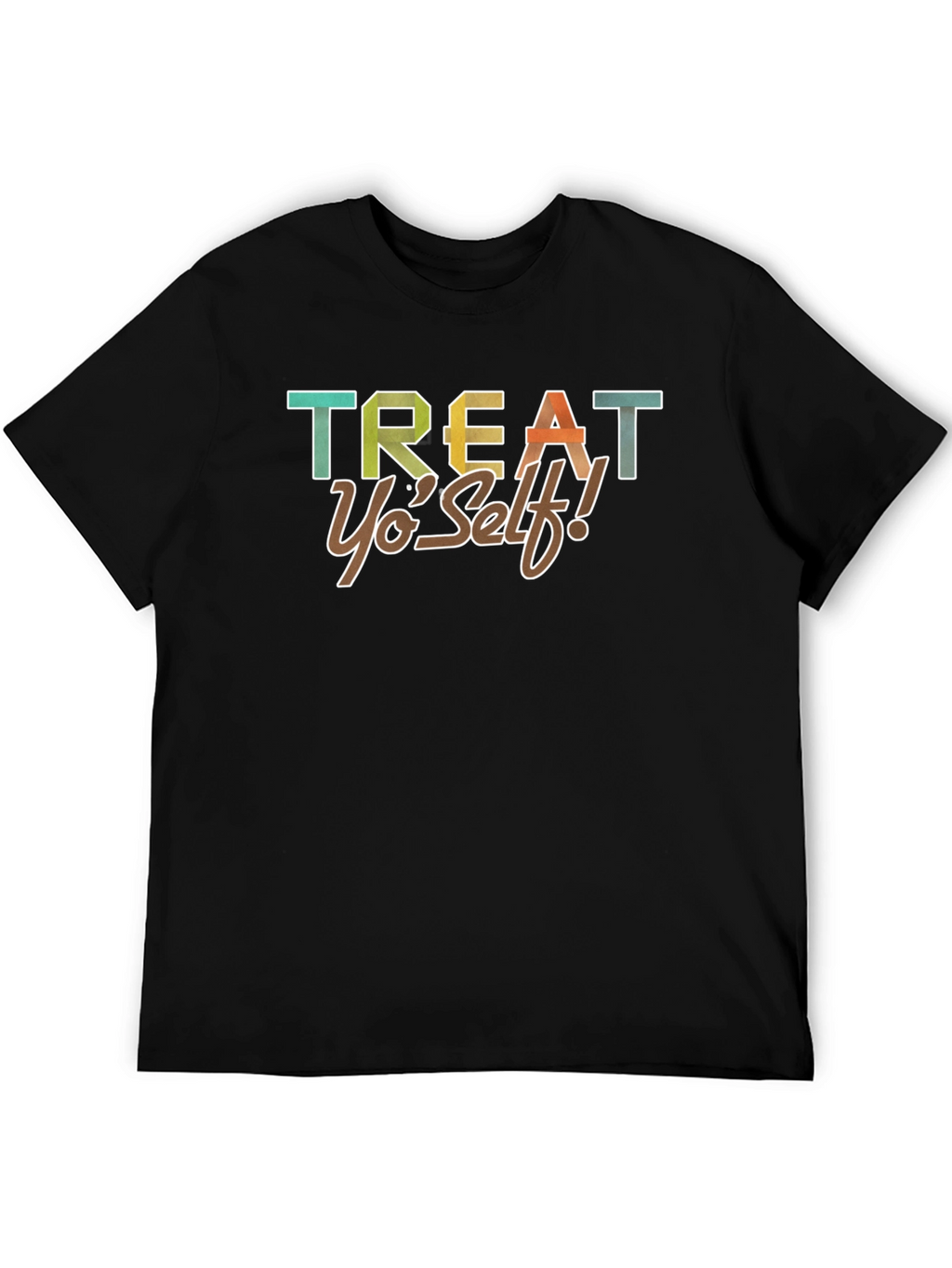 Treat Yo Self! Graphic Tee - Black