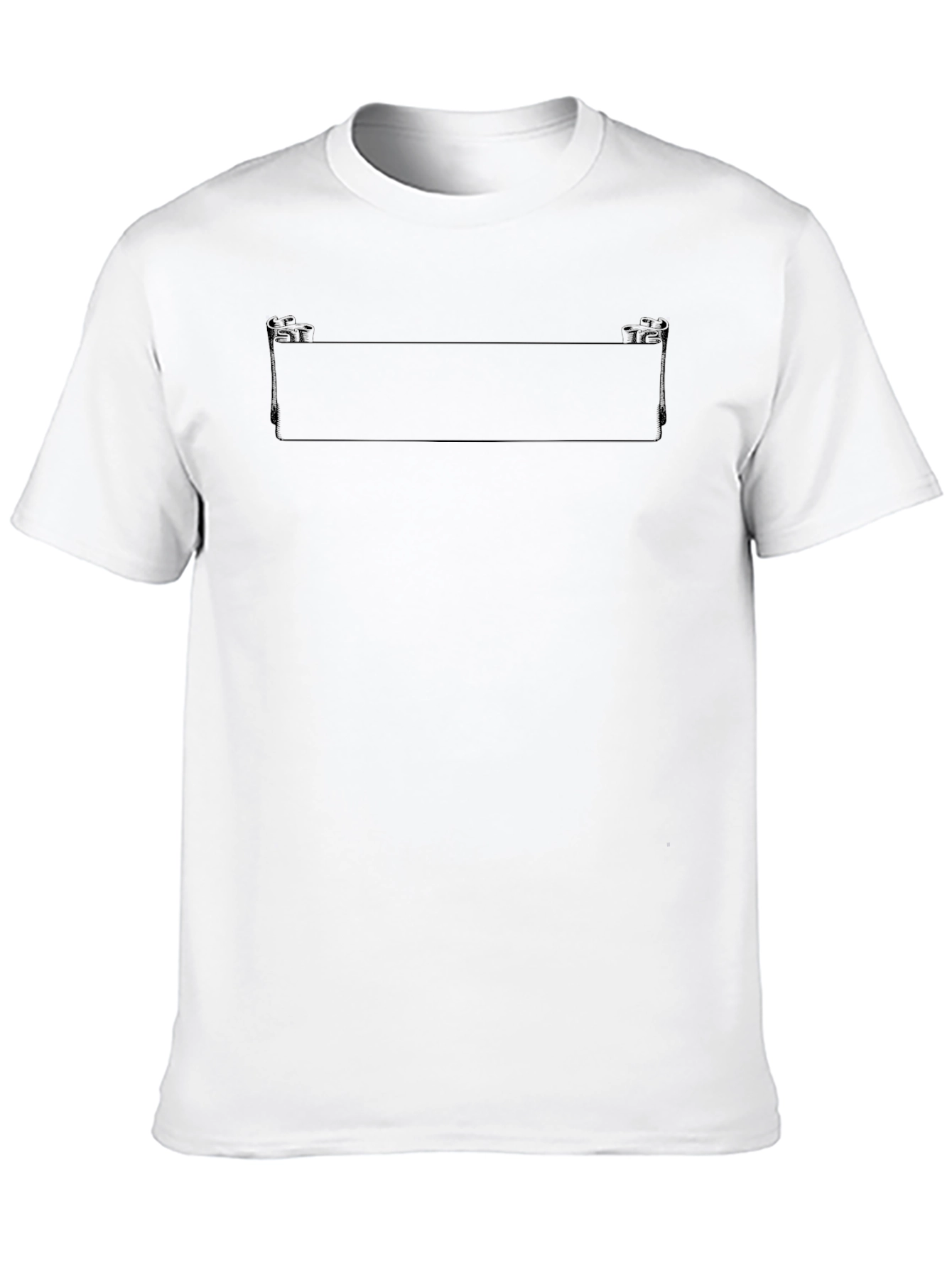Mens Basic Black Crew Neck T-Shirt