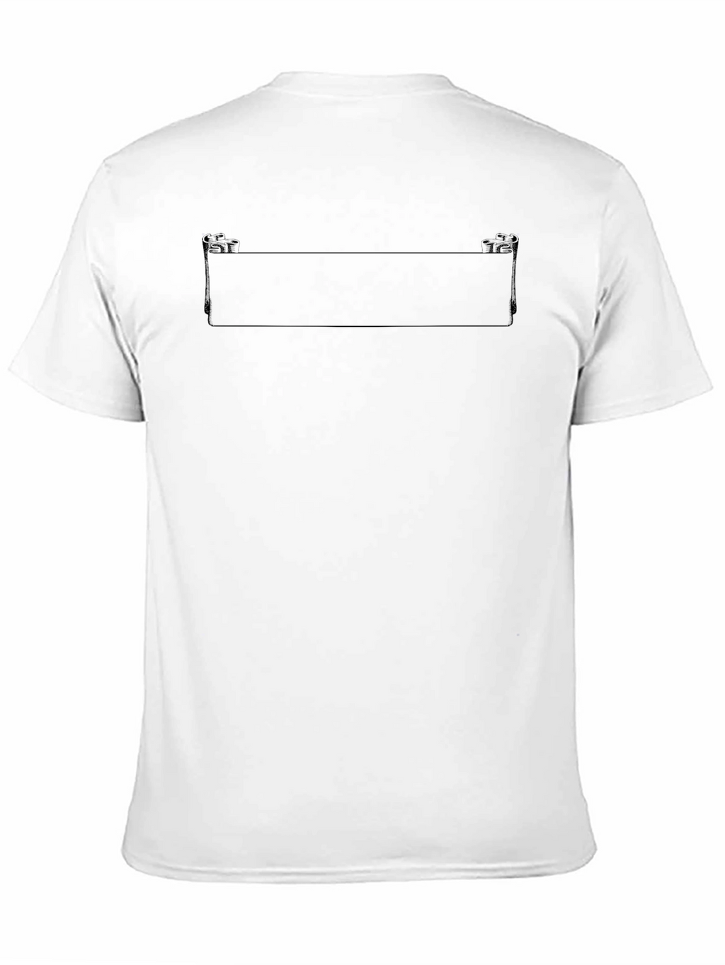 Mens Basic Black Crew Neck T-Shirt