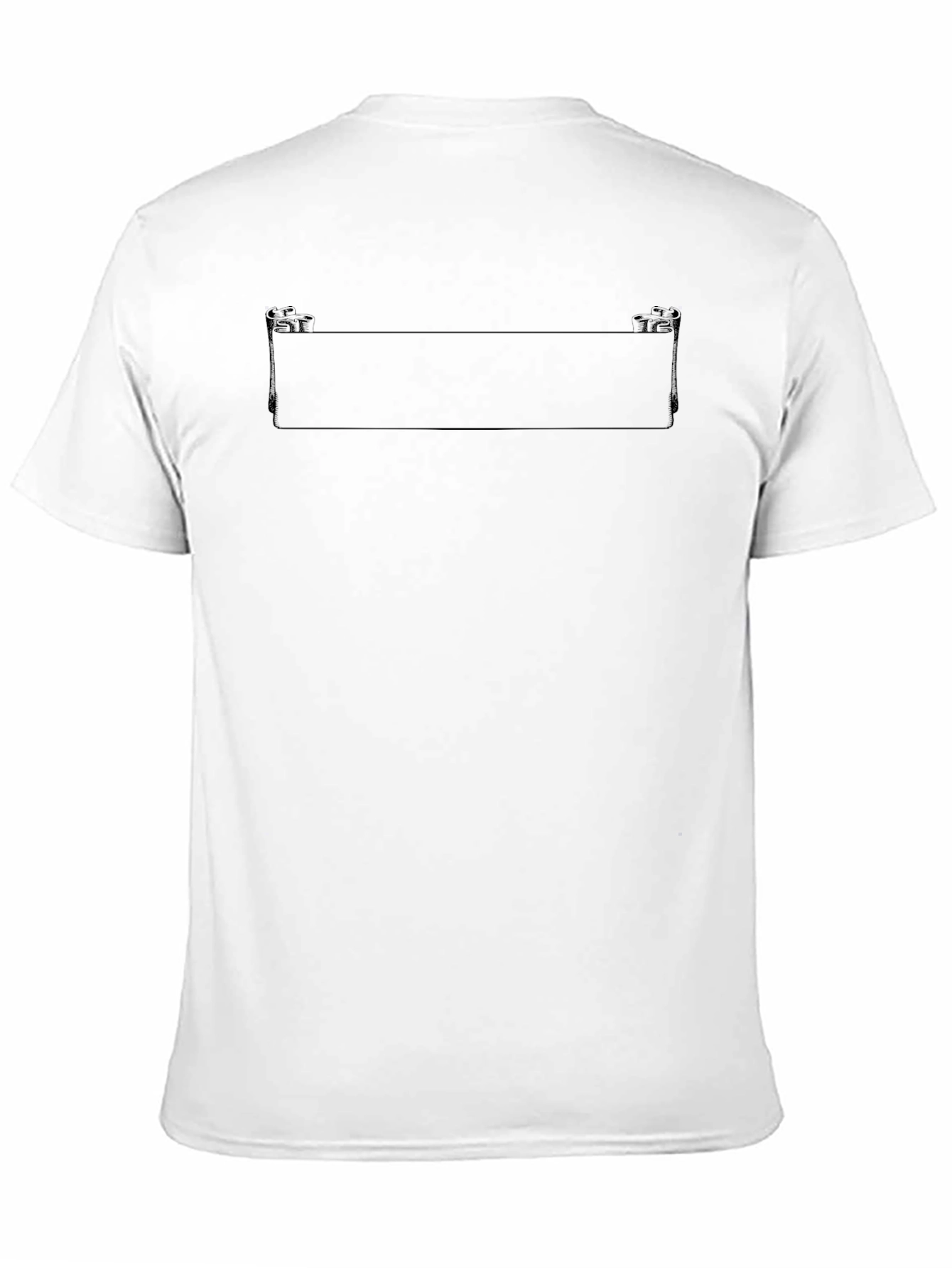 Mens Basic Black Crew Neck T-Shirt
