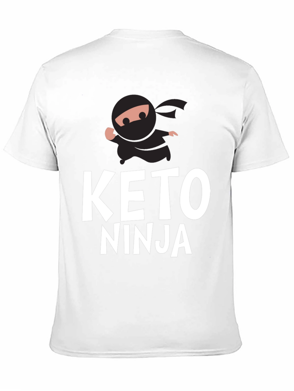 Keto Ninja Black T-Shirt - Mens Graphic Tee