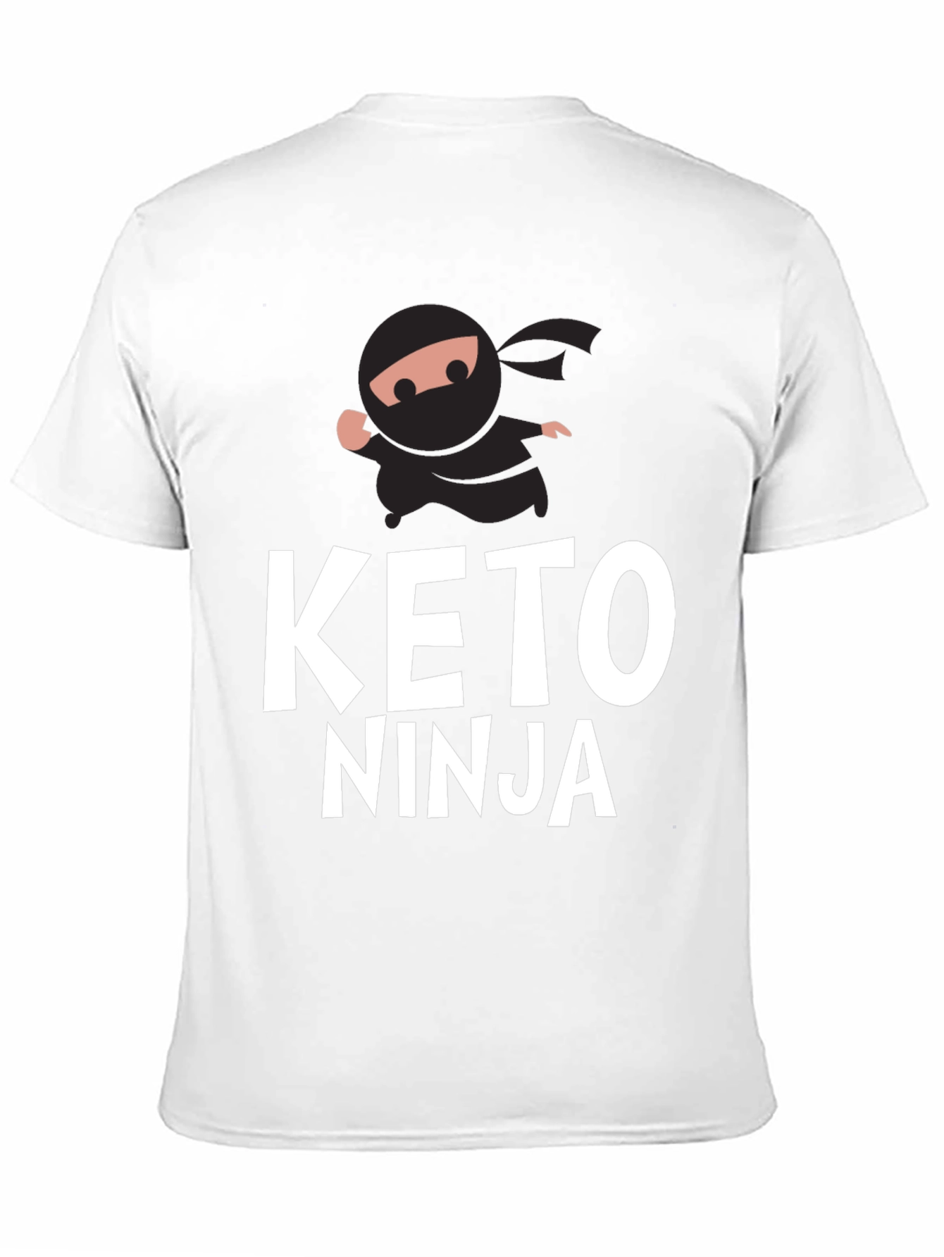 Keto Ninja Black T-Shirt - Mens Graphic Tee