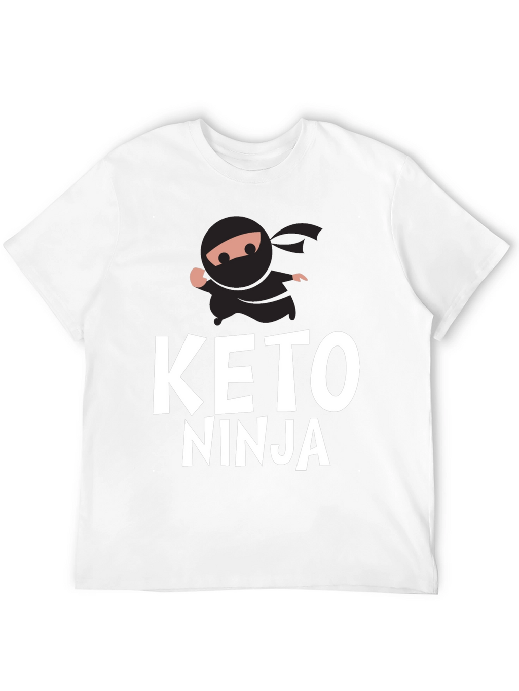 Keto Ninja Black T-Shirt - Mens Graphic Tee
