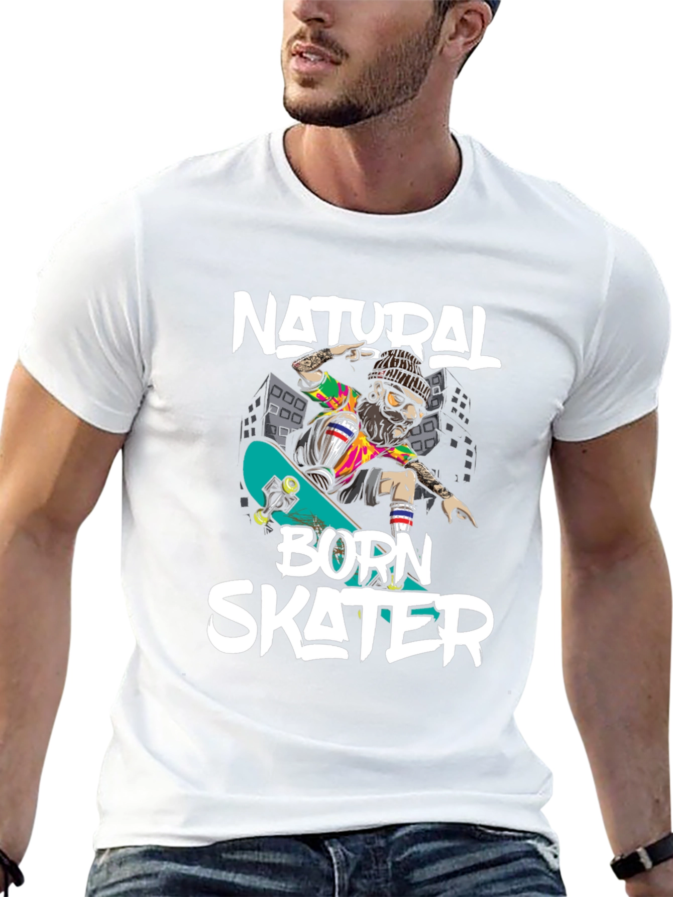 Natural Born Skater Graphic T-Shirt