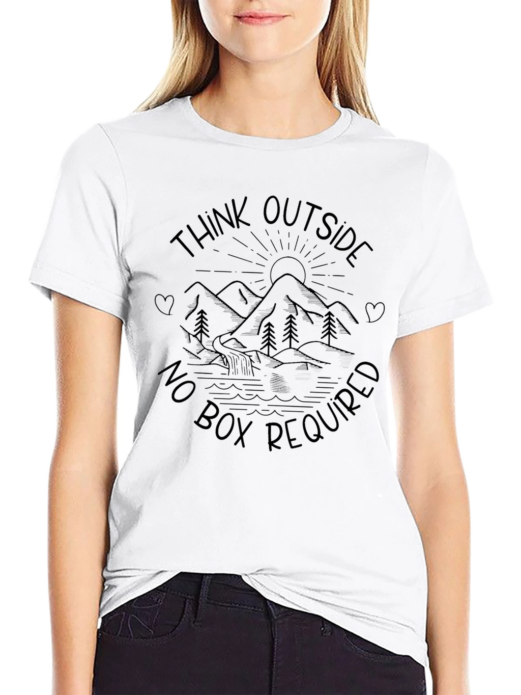 Think Outside T-Shirt - Adventure Awaits!