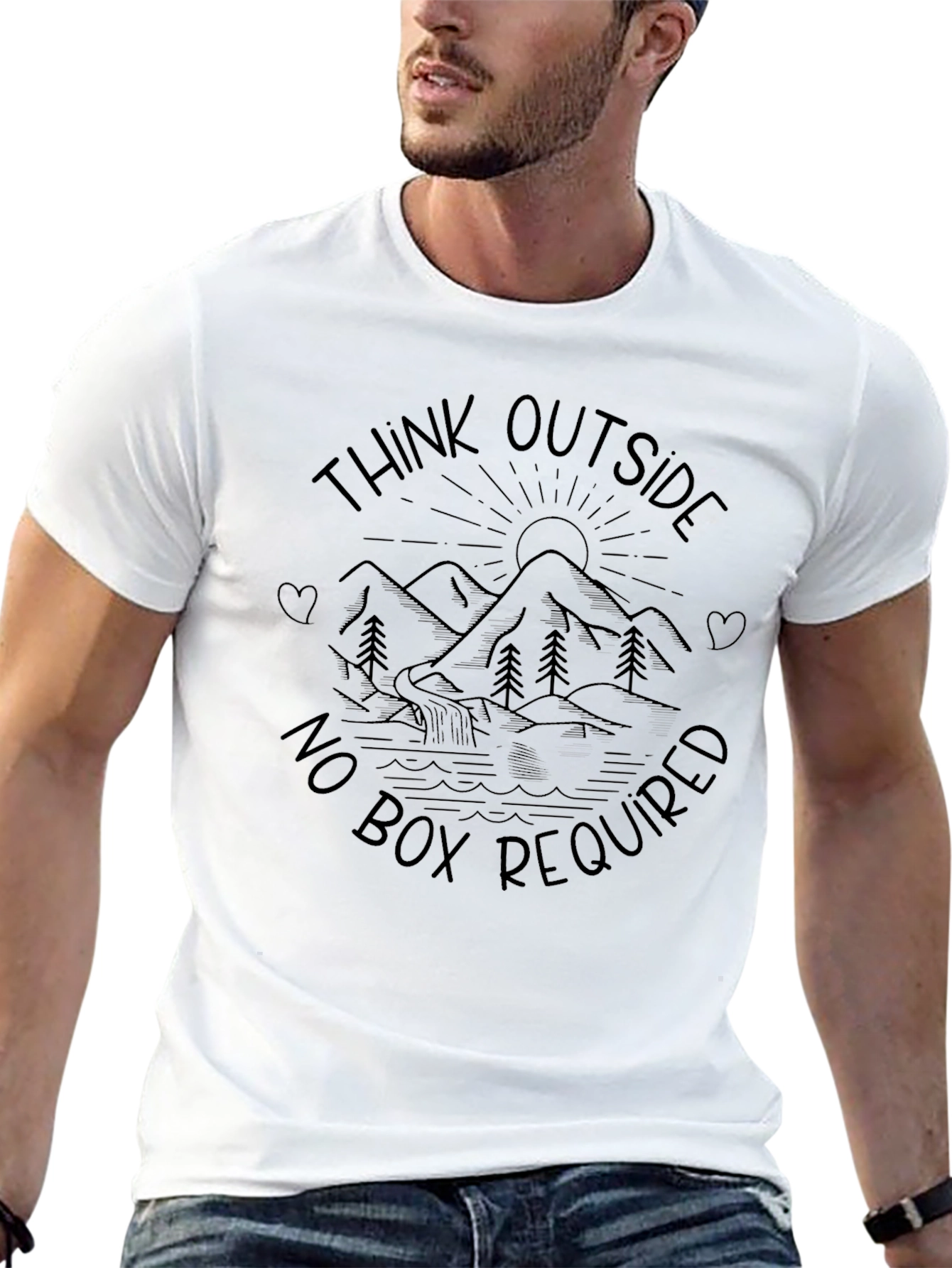 Think Outside T-Shirt - Adventure Awaits!
