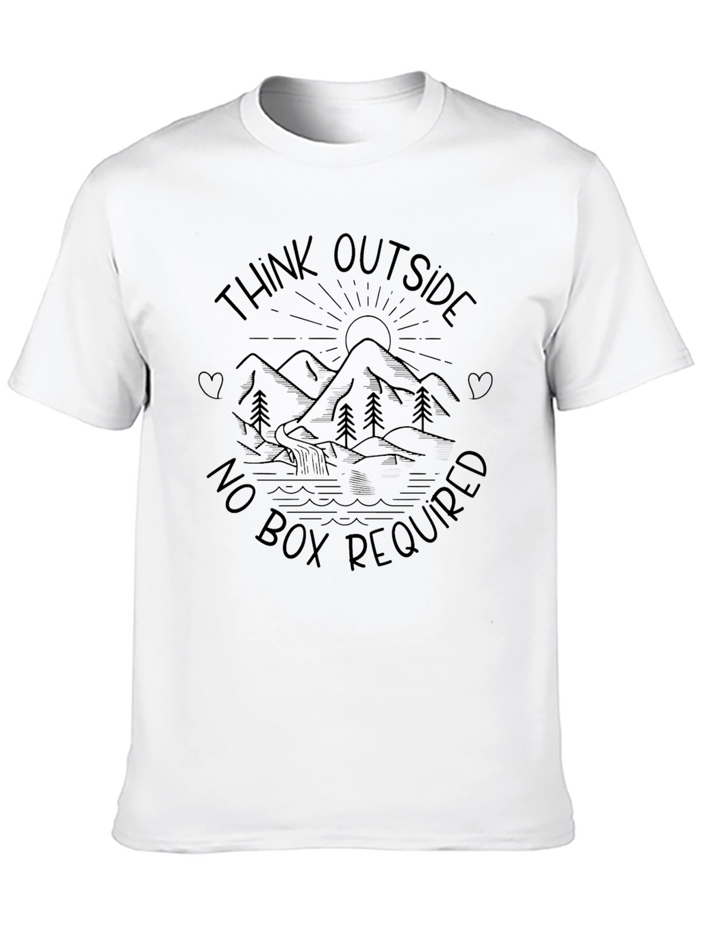Think Outside T-Shirt - Adventure Awaits!