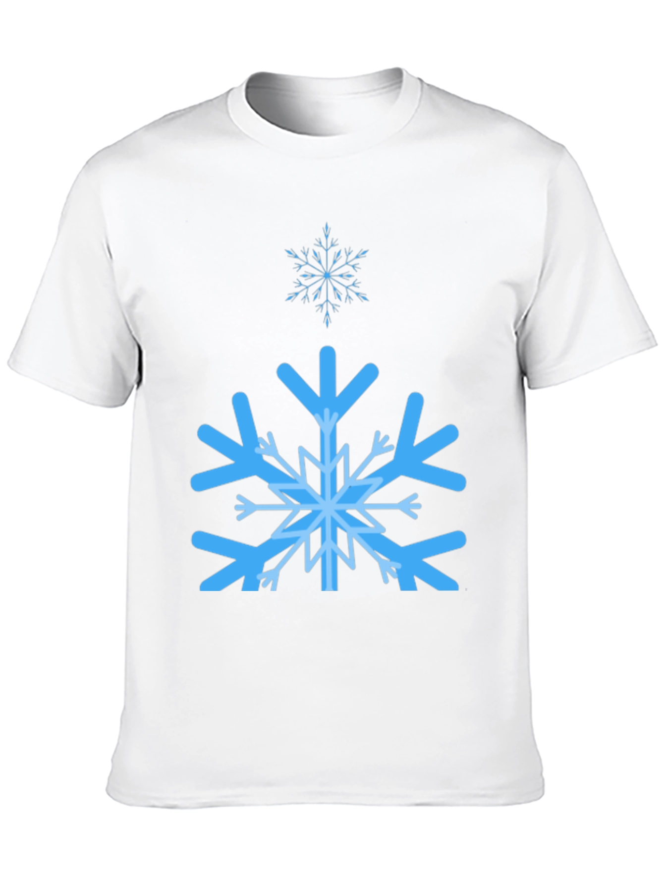 Snowflake Graphic Black T-Shirt