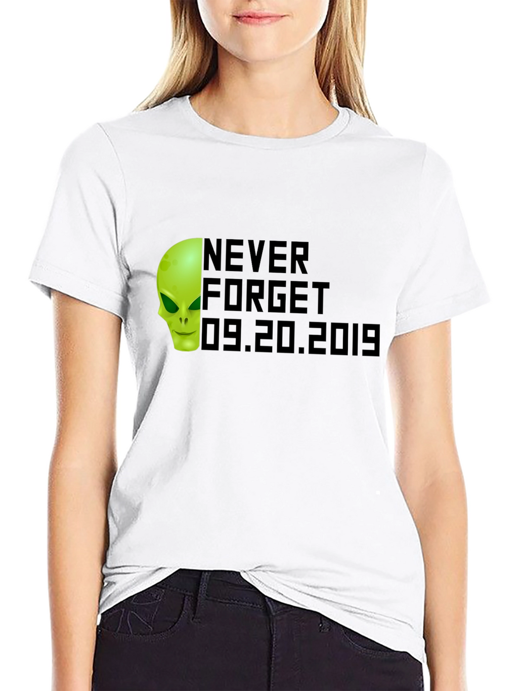 Never Forget 09.20.2019 Alien Graphic Tee