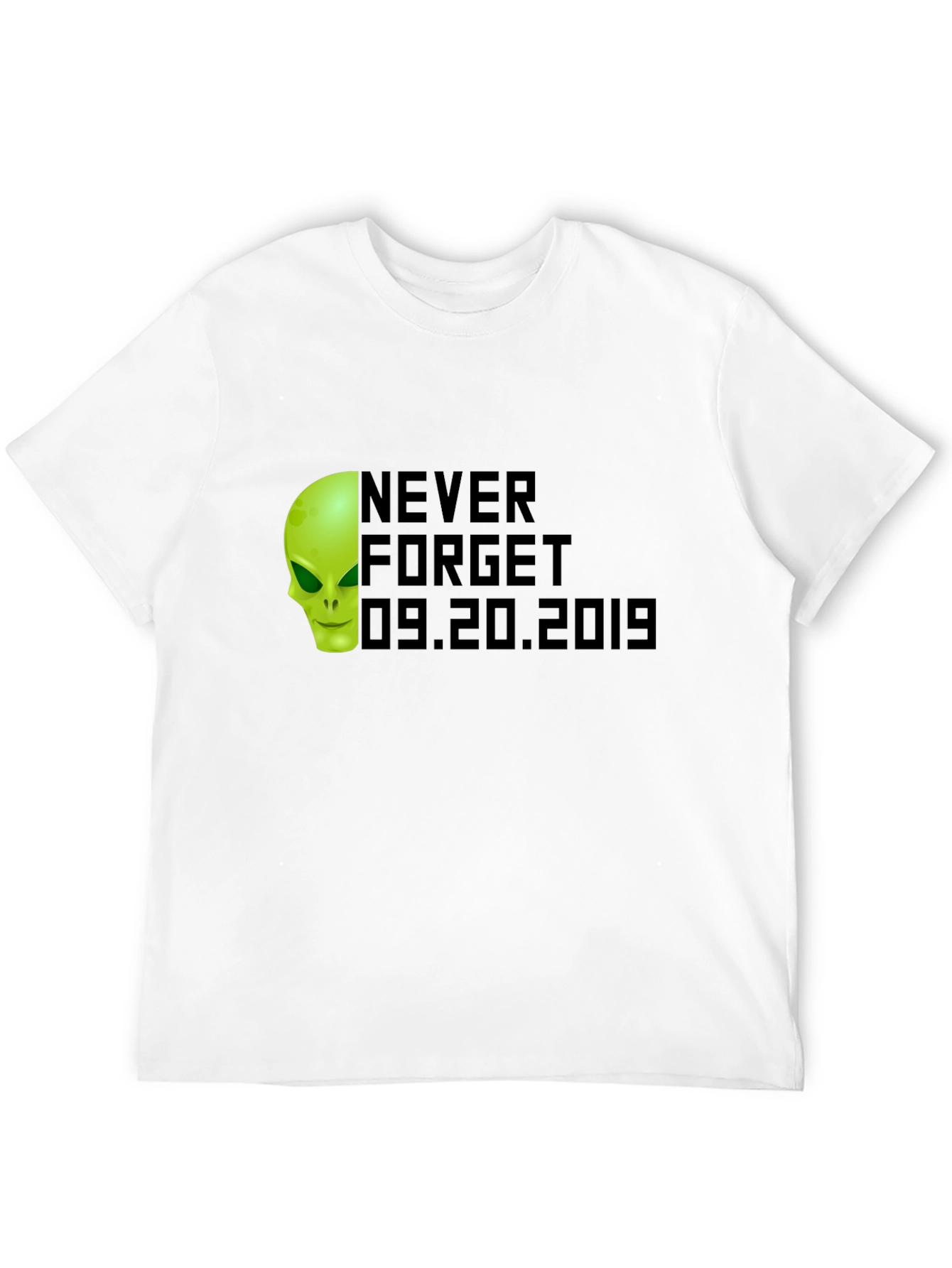 Never Forget 09.20.2019 Alien Graphic Tee