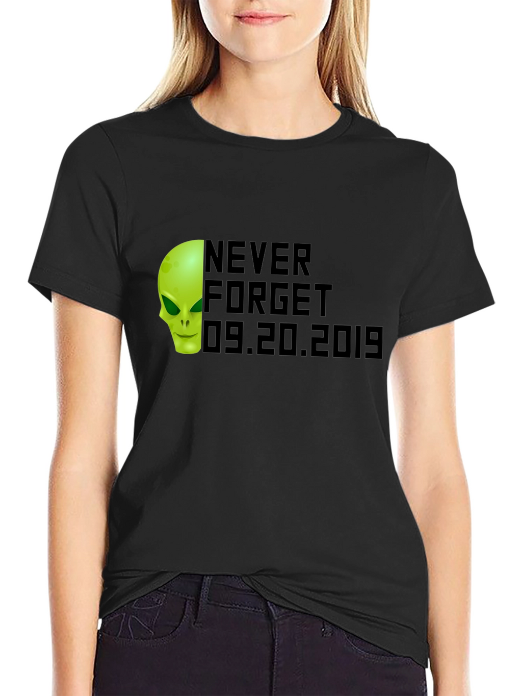 Never Forget 09.20.2019 Alien Graphic Tee