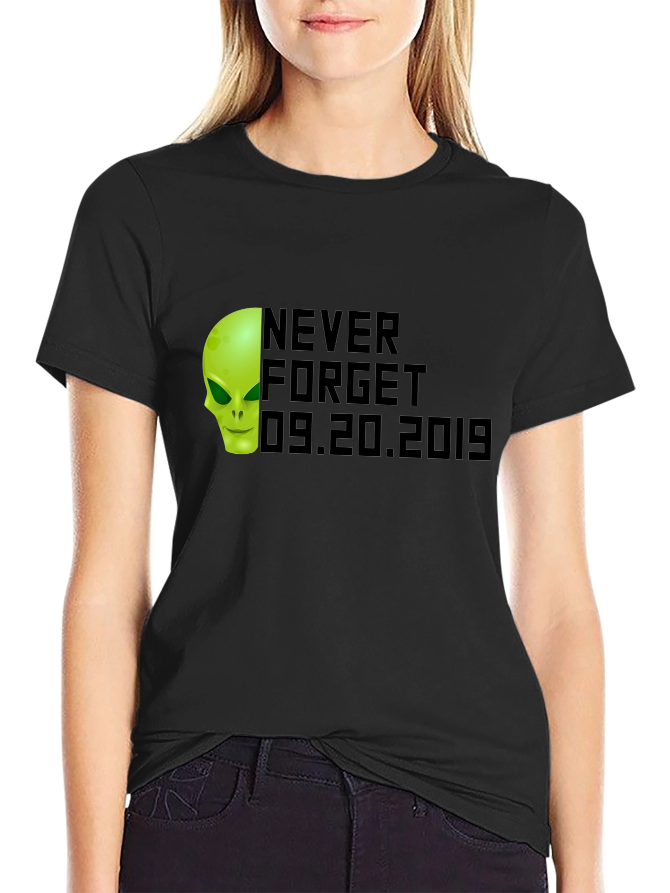 Never Forget 09.20.2019 Alien Graphic Tee