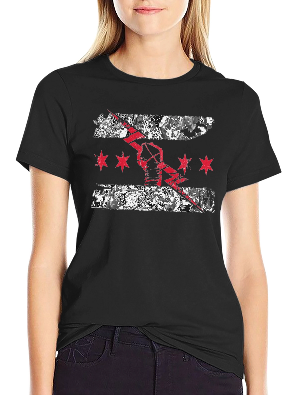 Chicago Flag Graphic T-Shirt
