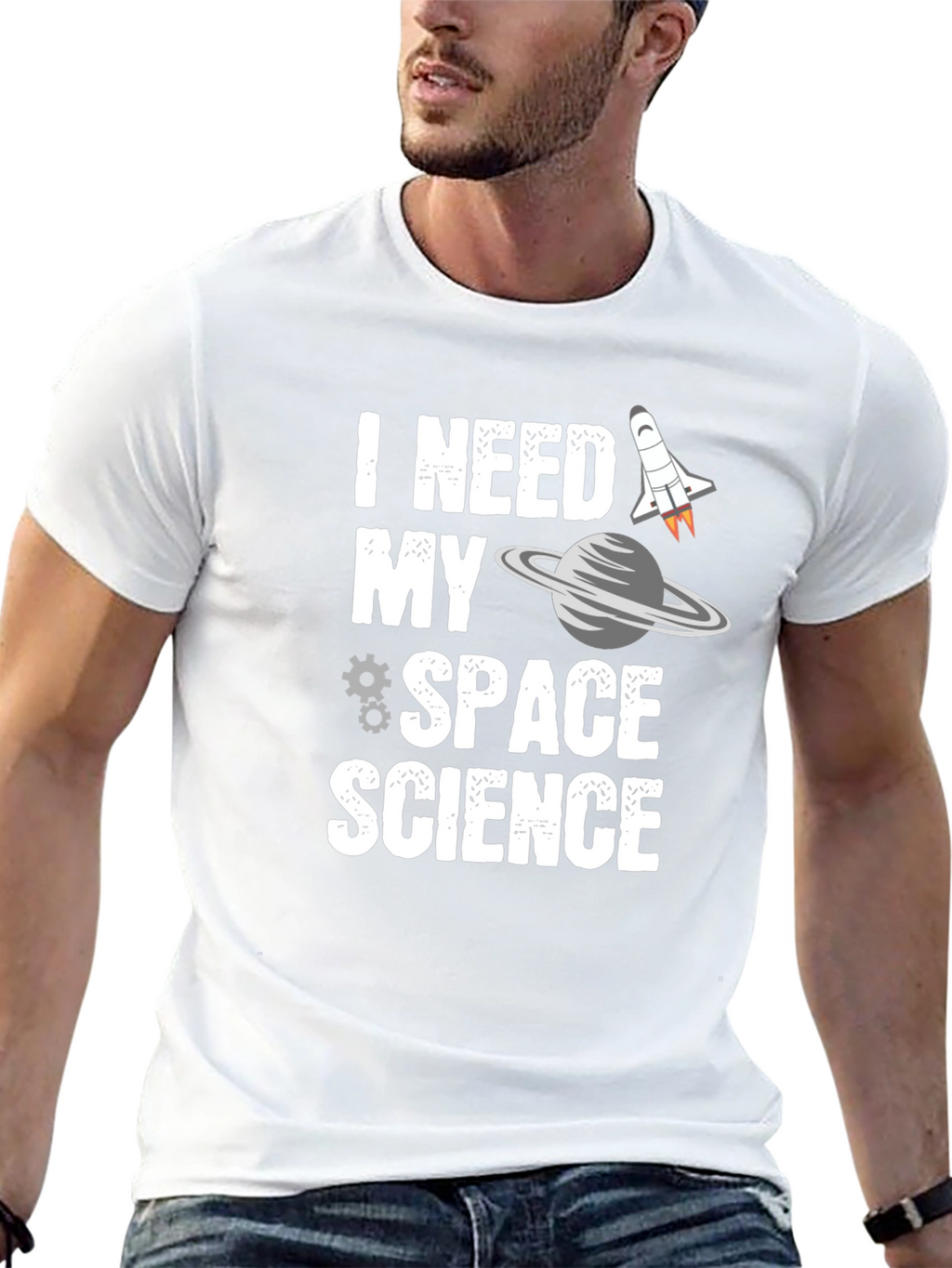 I Need My Space Science Graphic T-Shirt