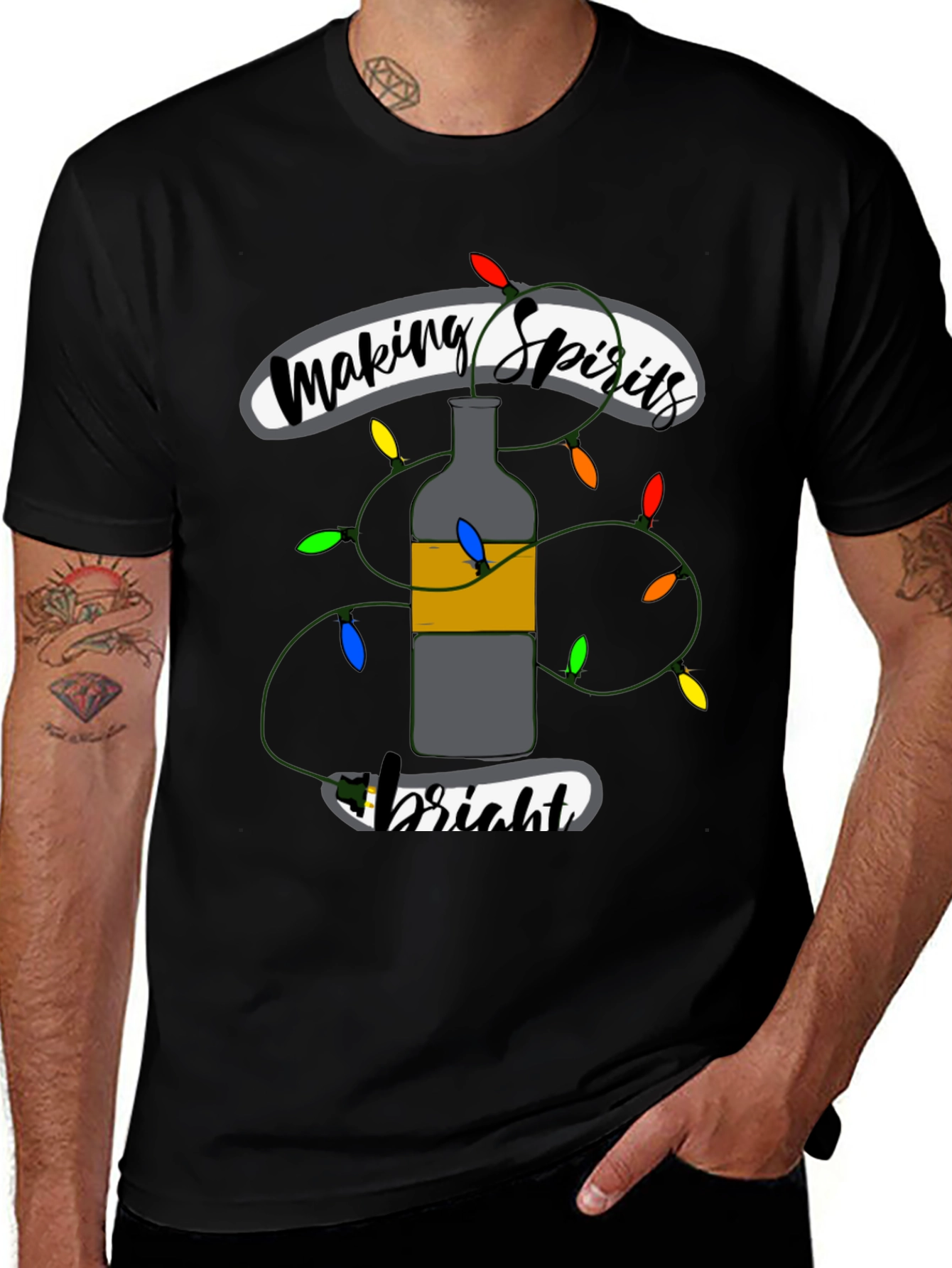 Making Spirits Bright Holiday T-Shirt