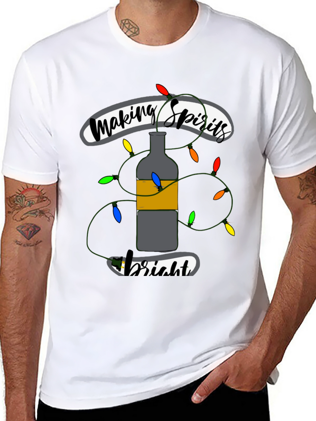 Making Spirits Bright Holiday T-Shirt