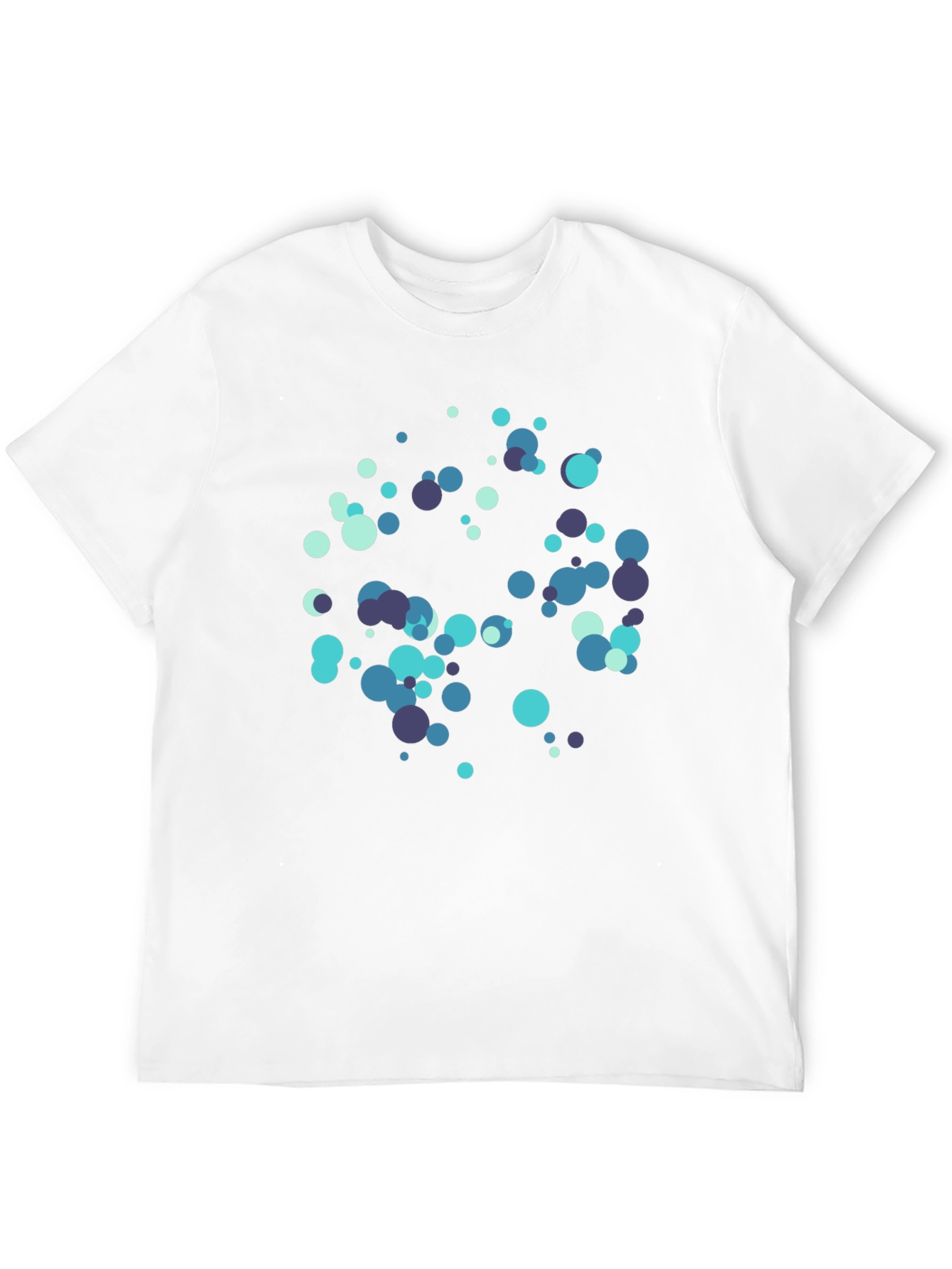 Abstract Circles Black T-Shirt