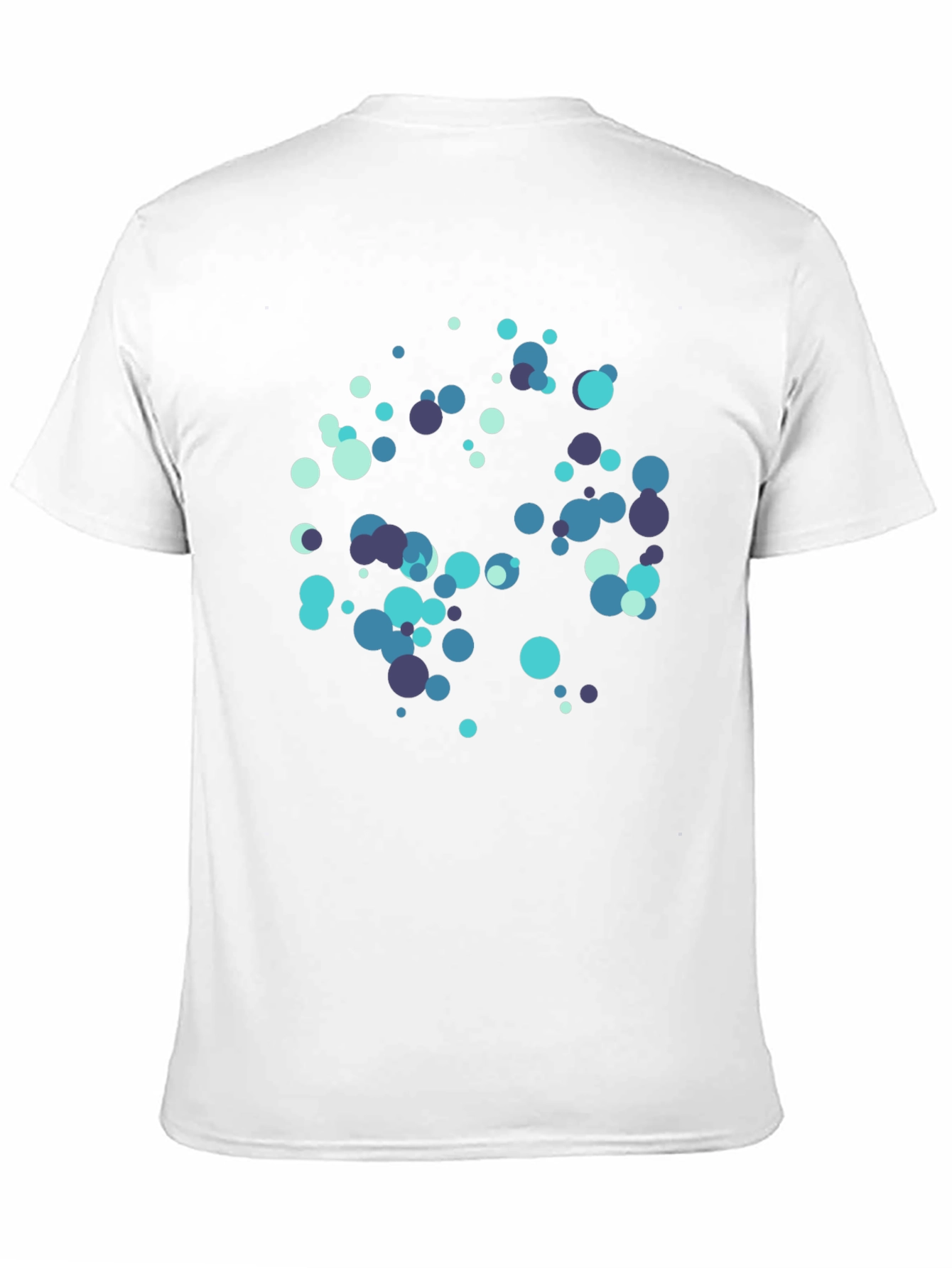 Abstract Circles Black T-Shirt