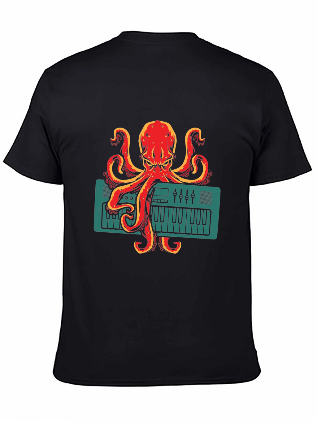 Octopus Musician Graphic Tee - Quirky Band T-Shirt