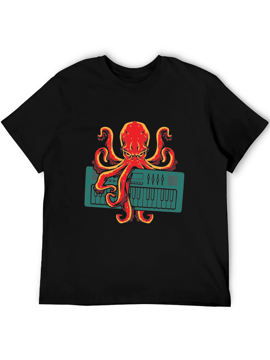 Octopus Musician Graphic Tee - Quirky Band T-Shirt