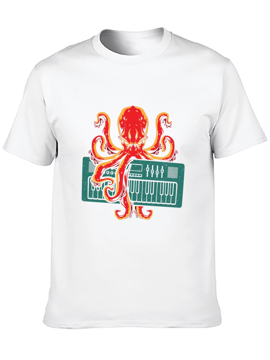 Octopus Musician Graphic Tee - Quirky Band T-Shirt