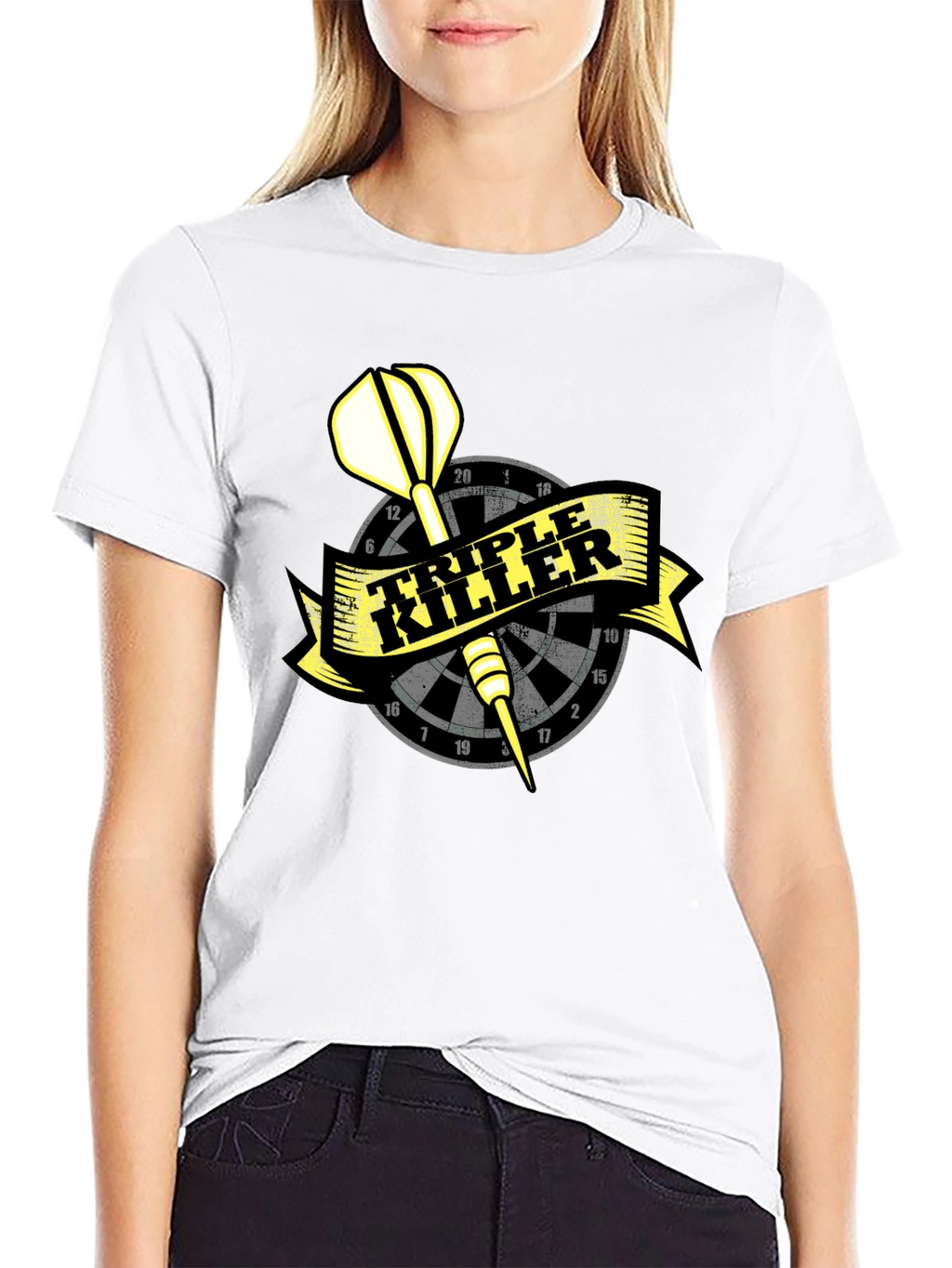 Triple Killer Dart T-Shirt - Cool Dartboard Tee