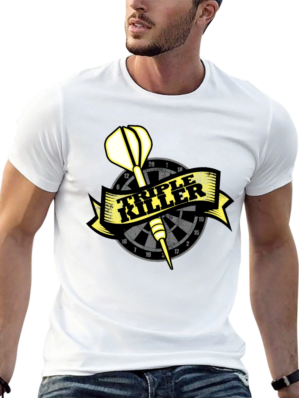 Triple Killer Dart T-Shirt - Cool Dartboard Tee