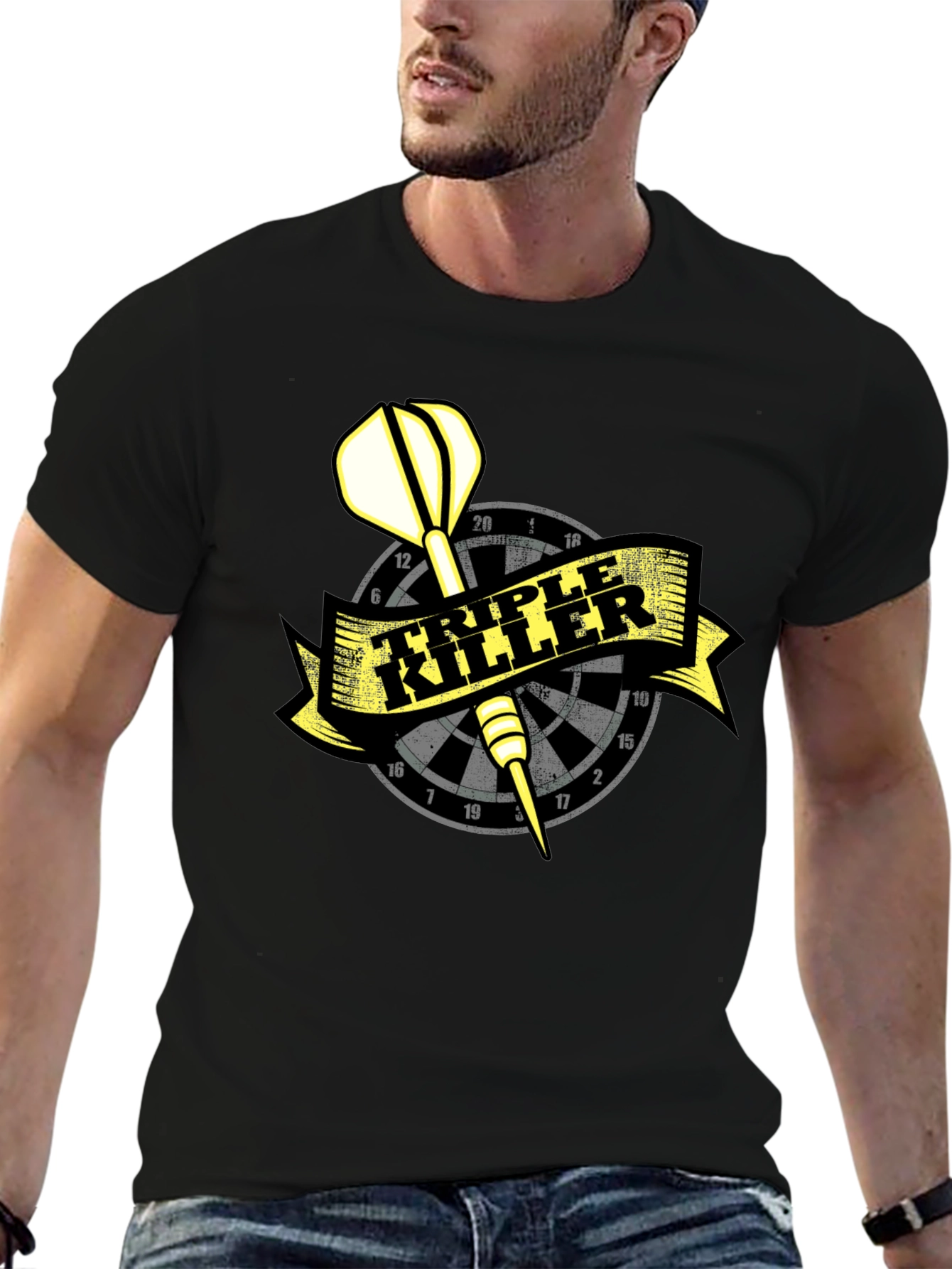 Triple Killer Dart T-Shirt - Cool Dartboard Tee