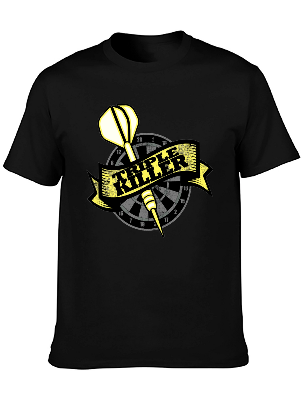 Triple Killer Dart T-Shirt - Cool Dartboard Tee