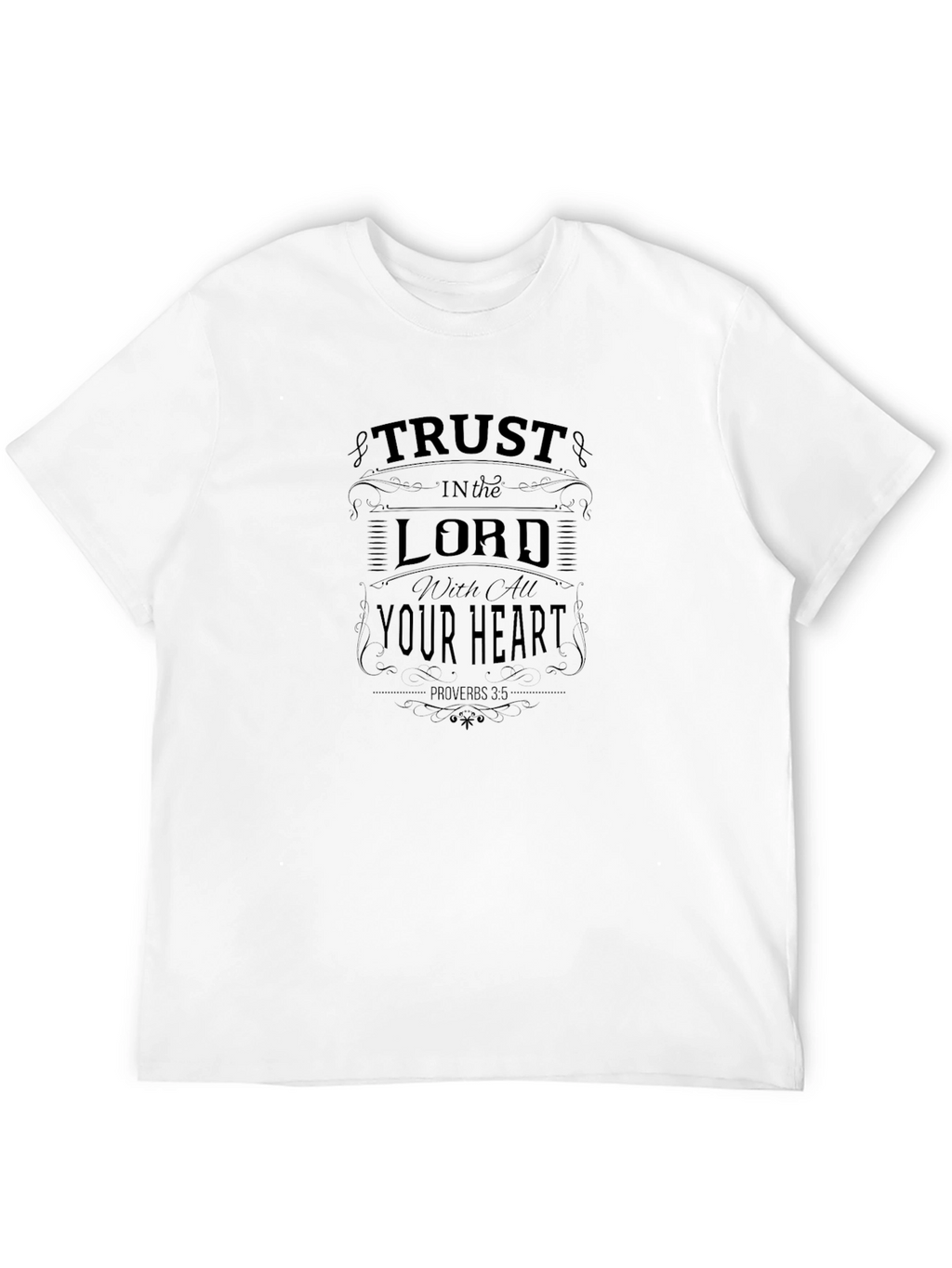 Trust in the Lord Graphic Tee - Black