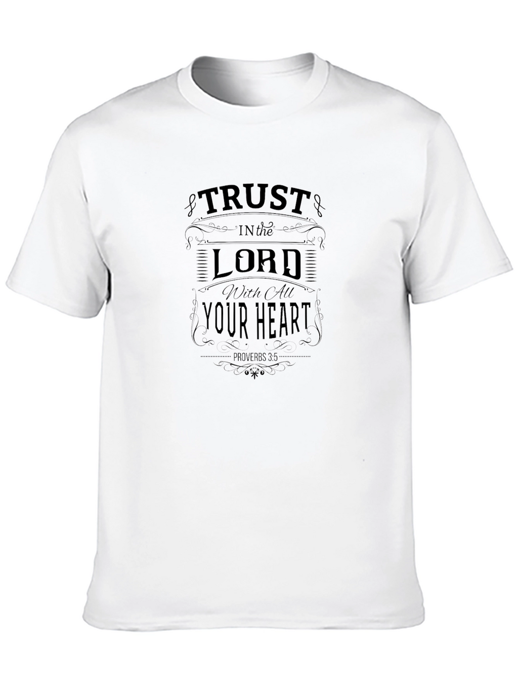 Trust in the Lord Graphic Tee - Black