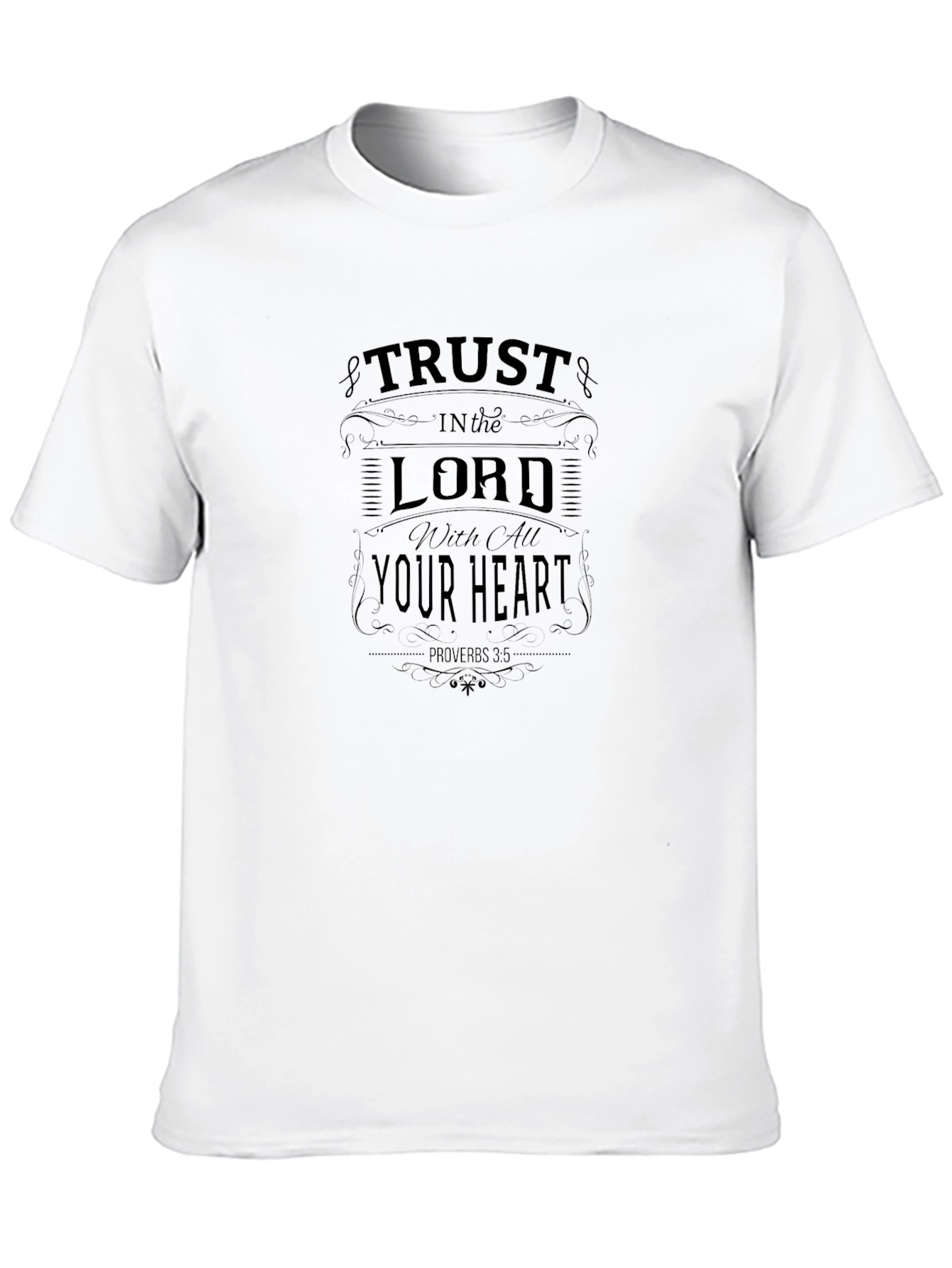 Trust in the Lord Graphic Tee - Black
