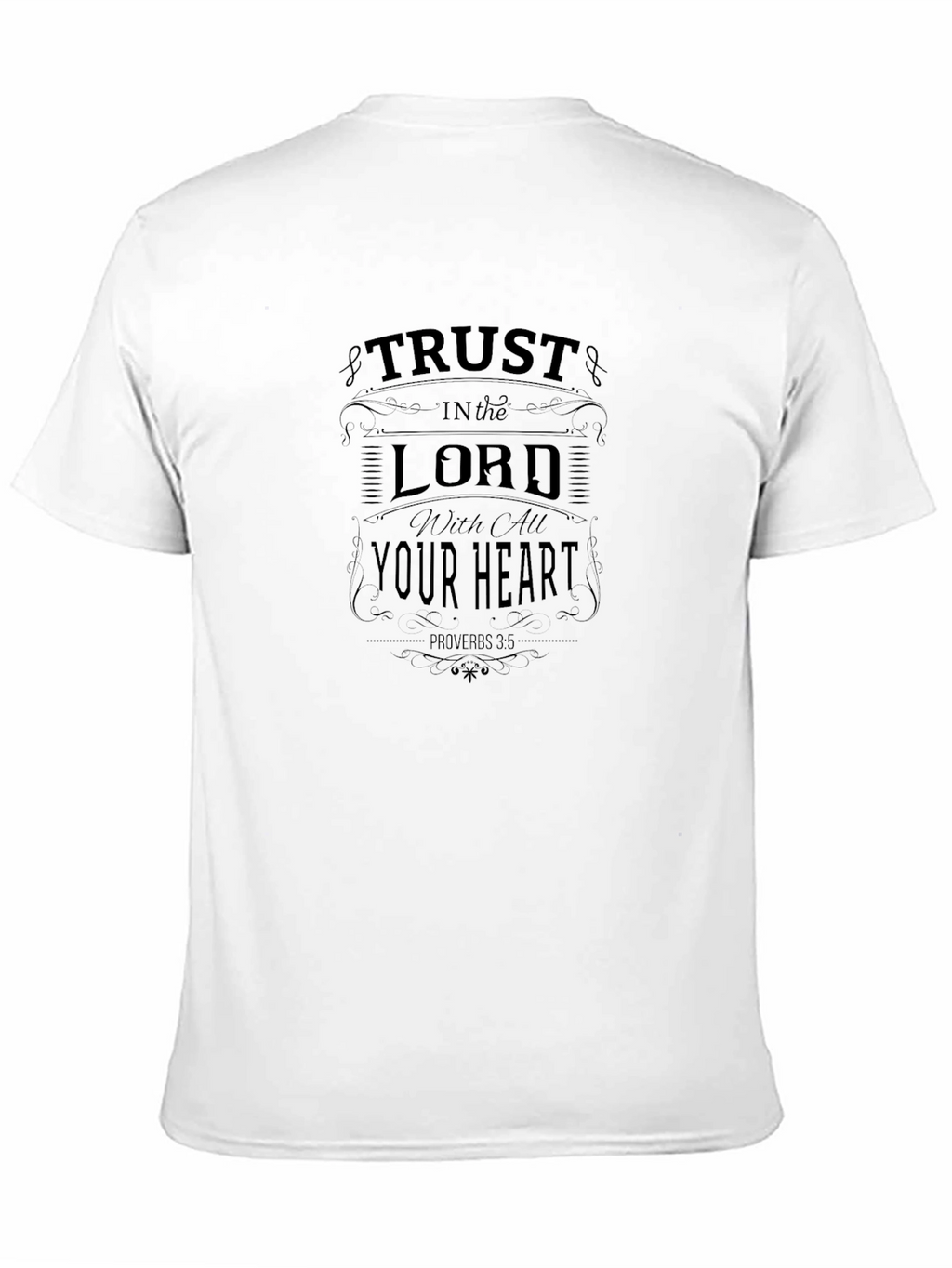 Trust in the Lord Graphic Tee - Black