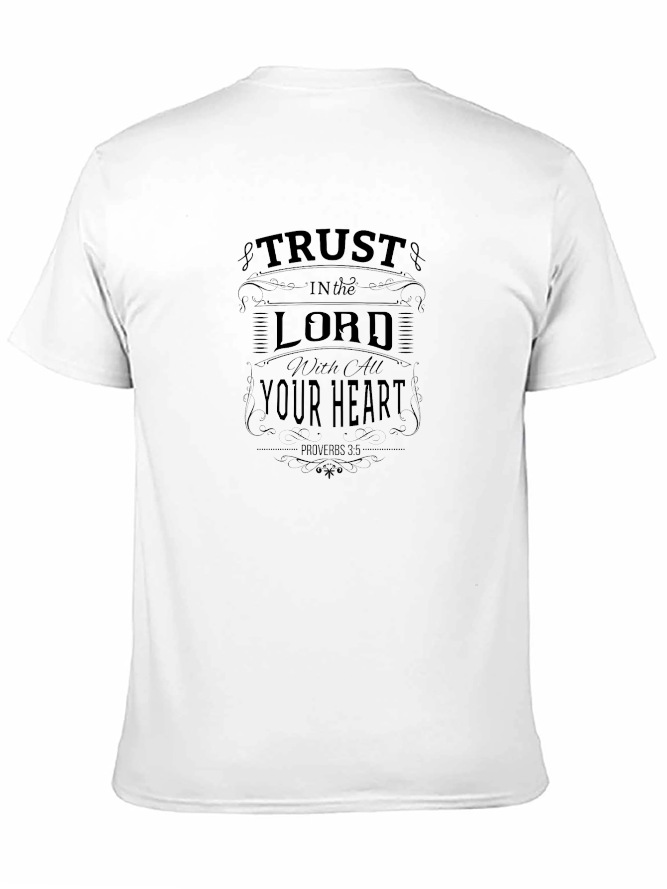 Trust in the Lord Graphic Tee - Black
