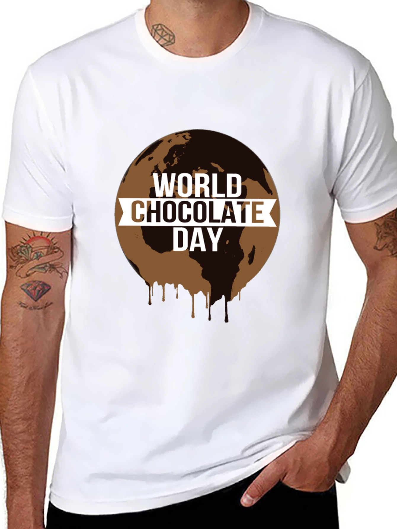 World Chocolate Day T-Shirt - Earth Design