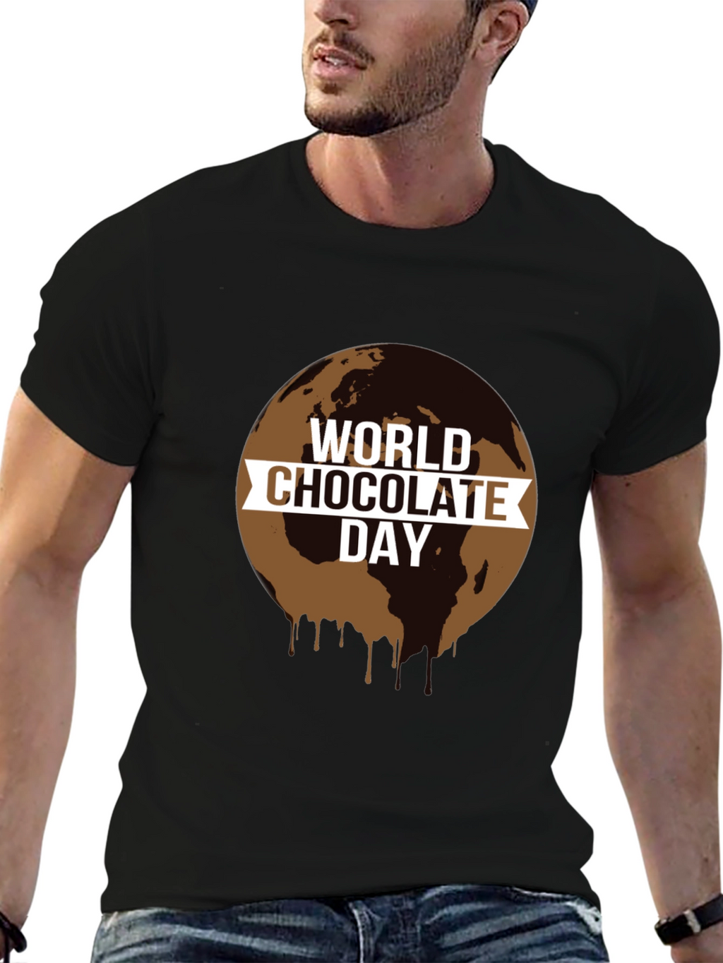 World Chocolate Day T-Shirt - Earth Design
