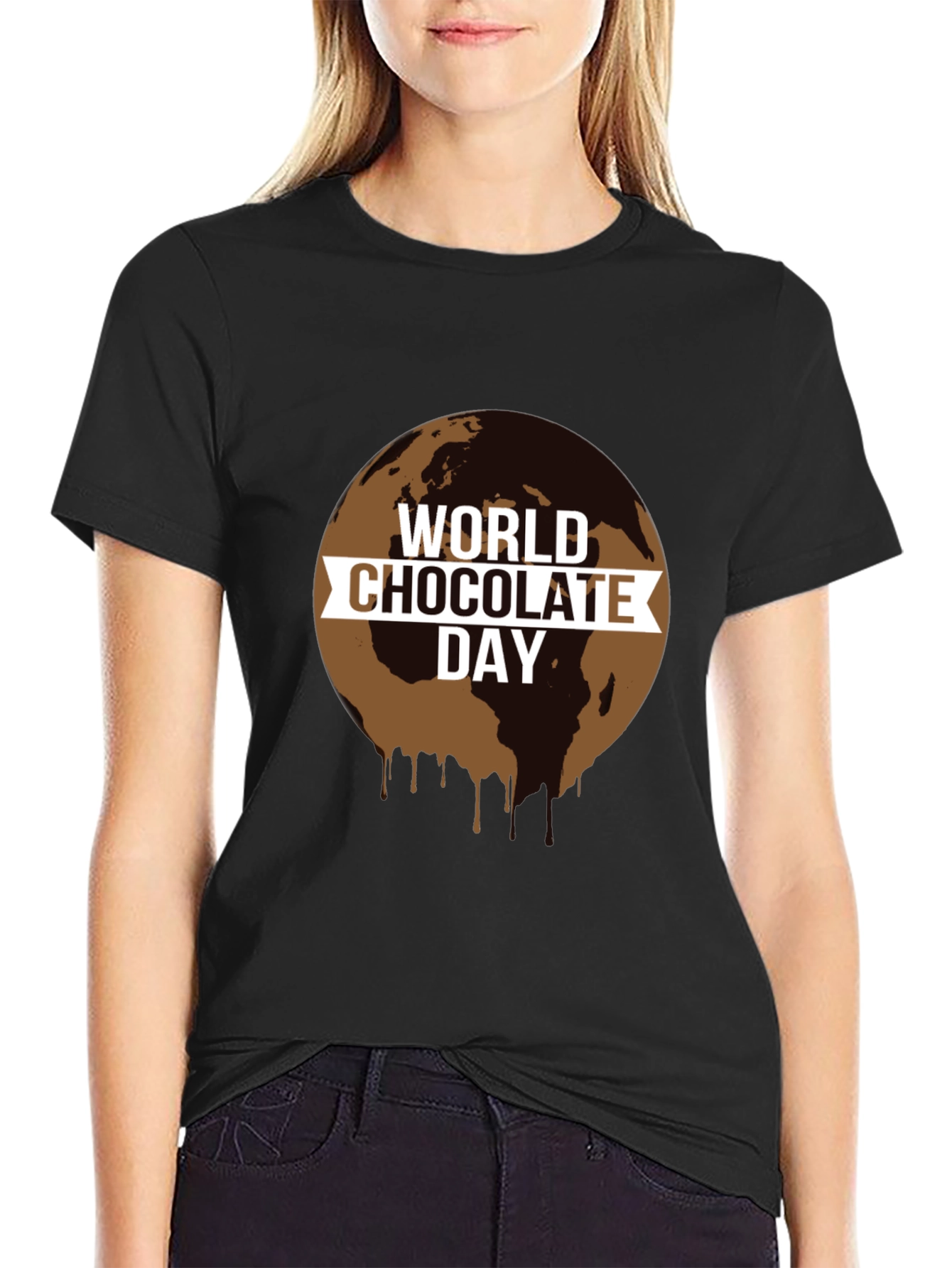 World Chocolate Day T-Shirt - Earth Design