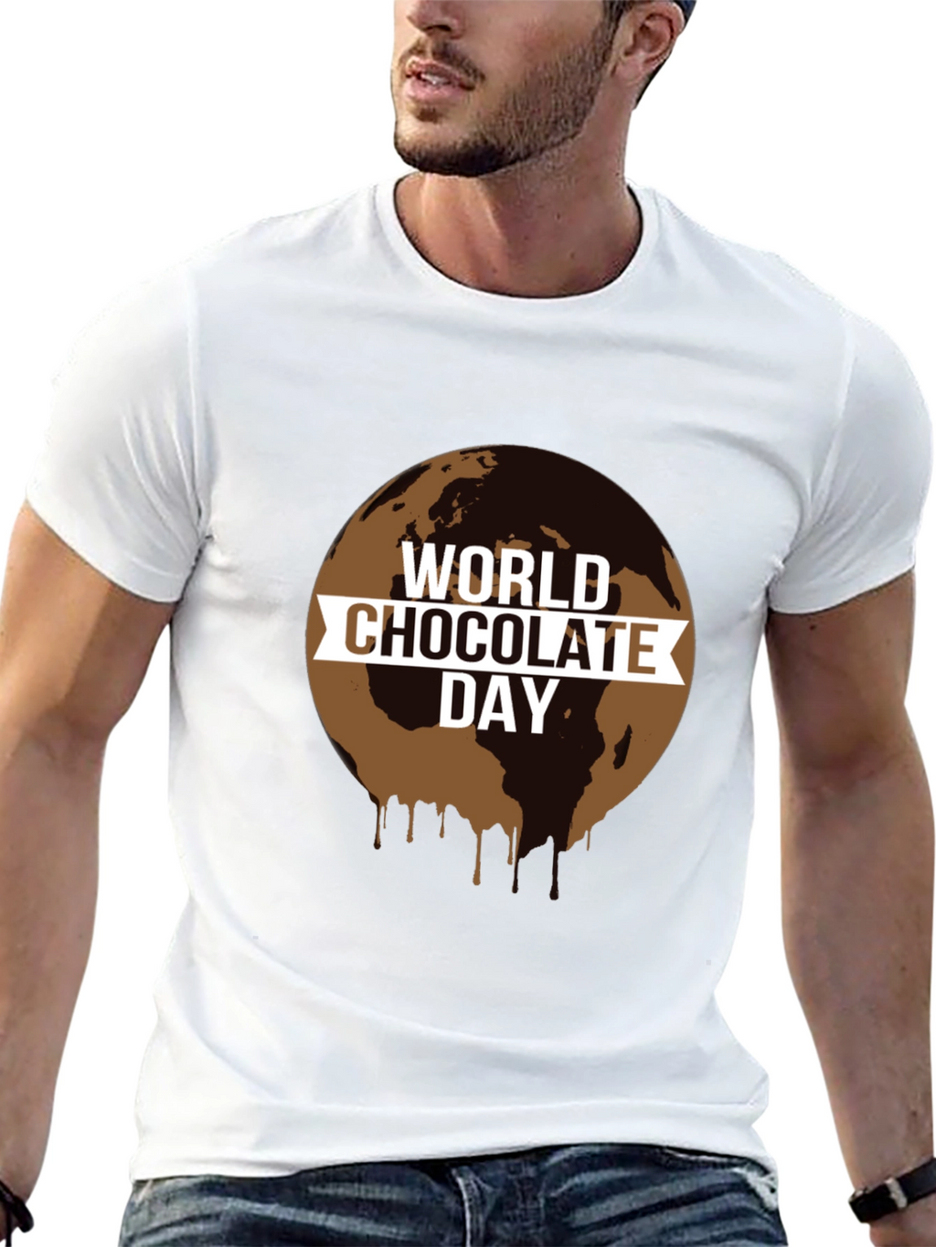 World Chocolate Day T-Shirt - Earth Design