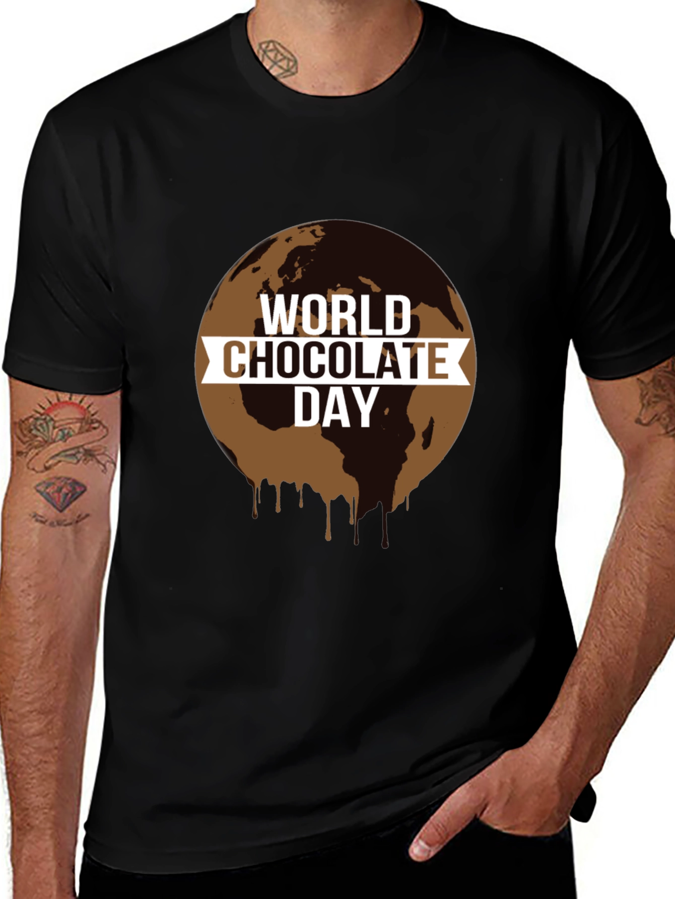 World Chocolate Day T-Shirt - Earth Design