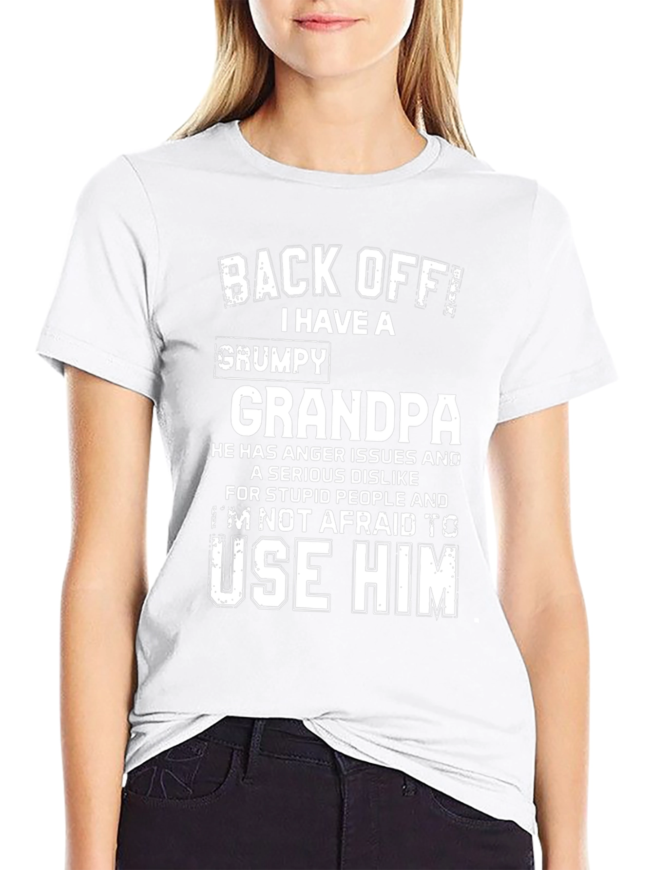 Back Off! I Have a Grumpy Grandpa T-Shirt