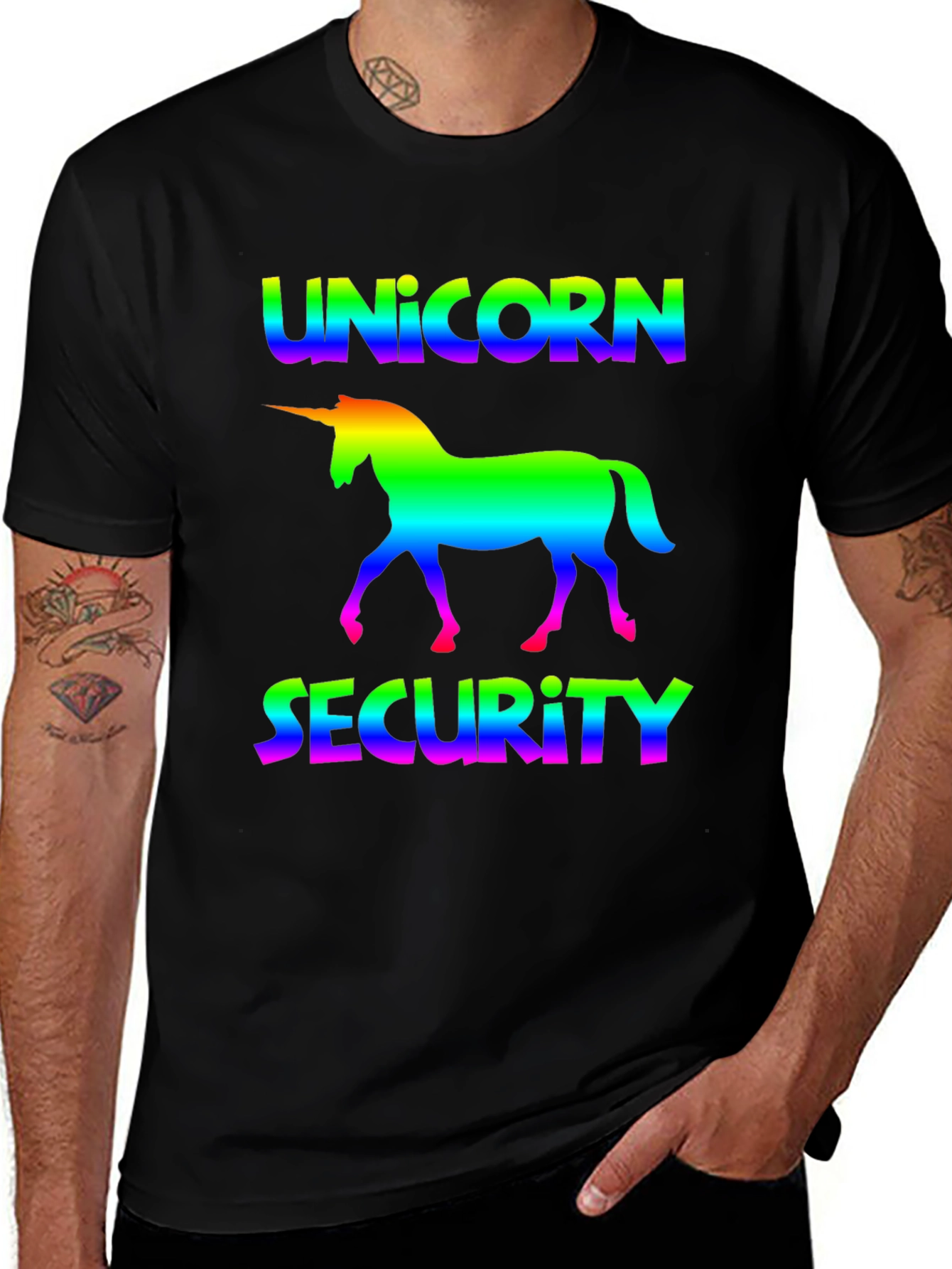 Unicorn Security Graphic Tee