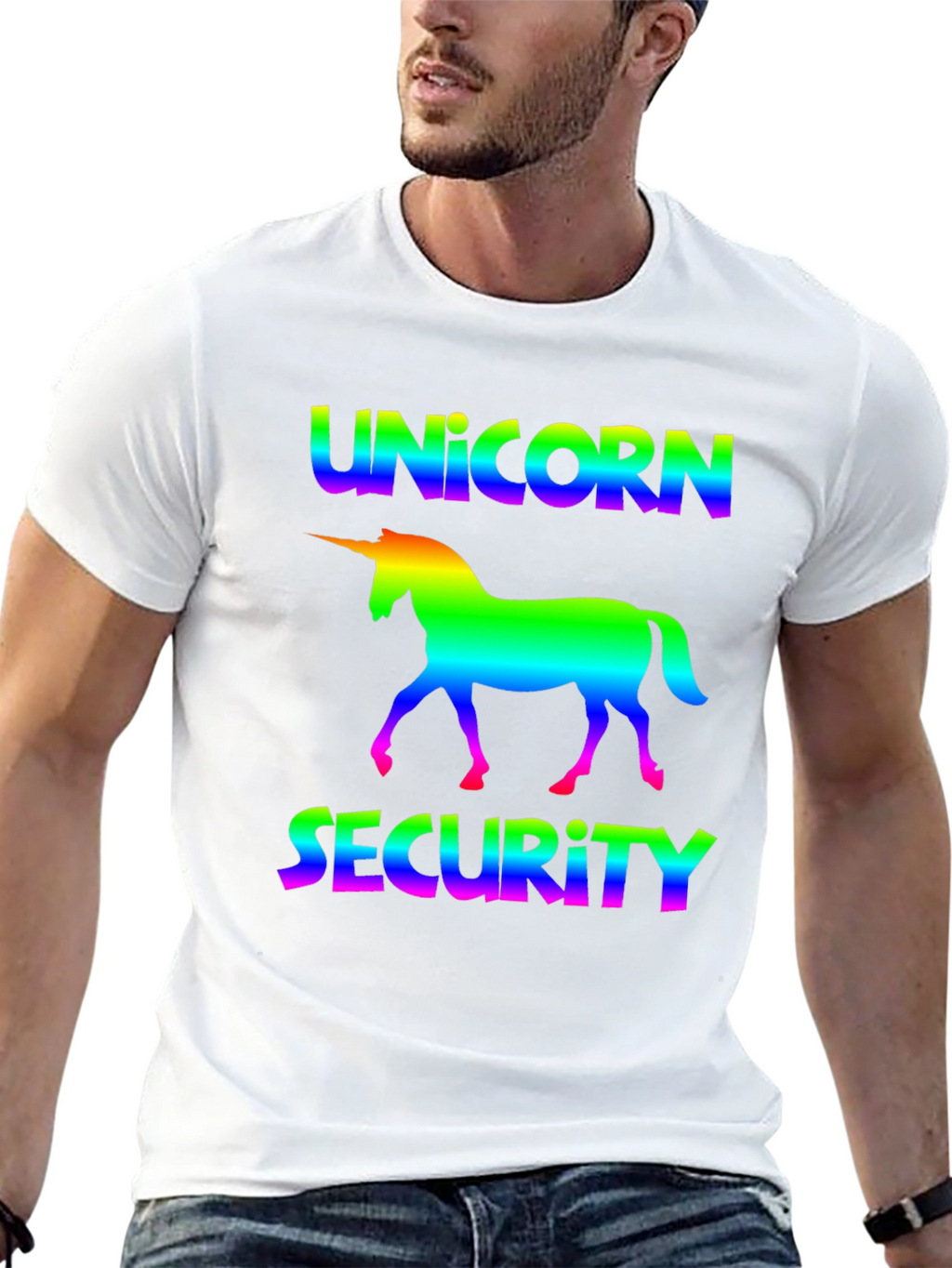 Unicorn Security Graphic Tee