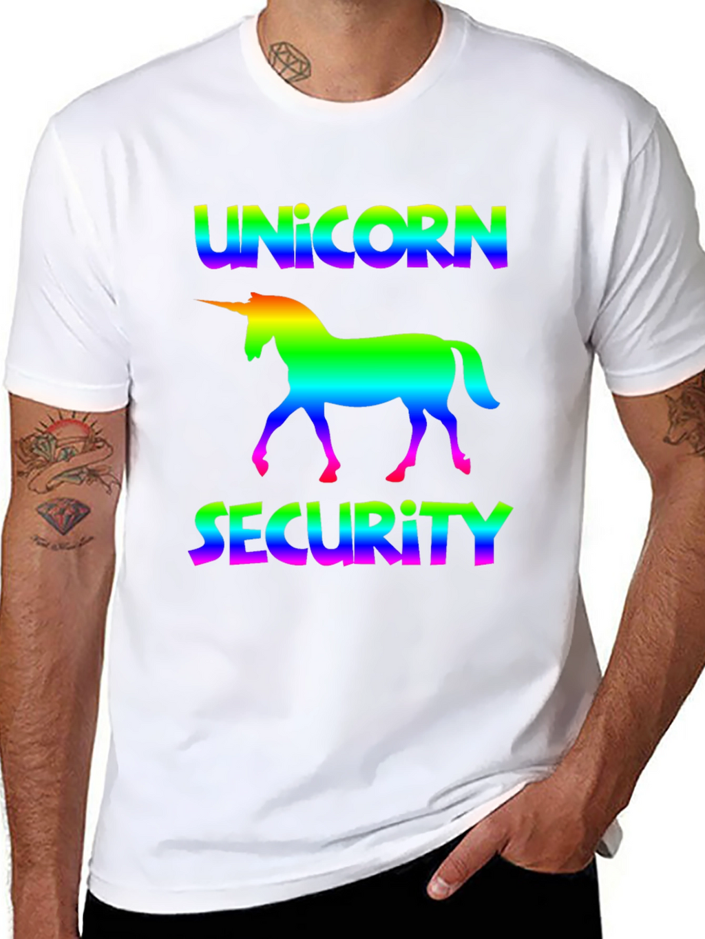 Unicorn Security Graphic Tee