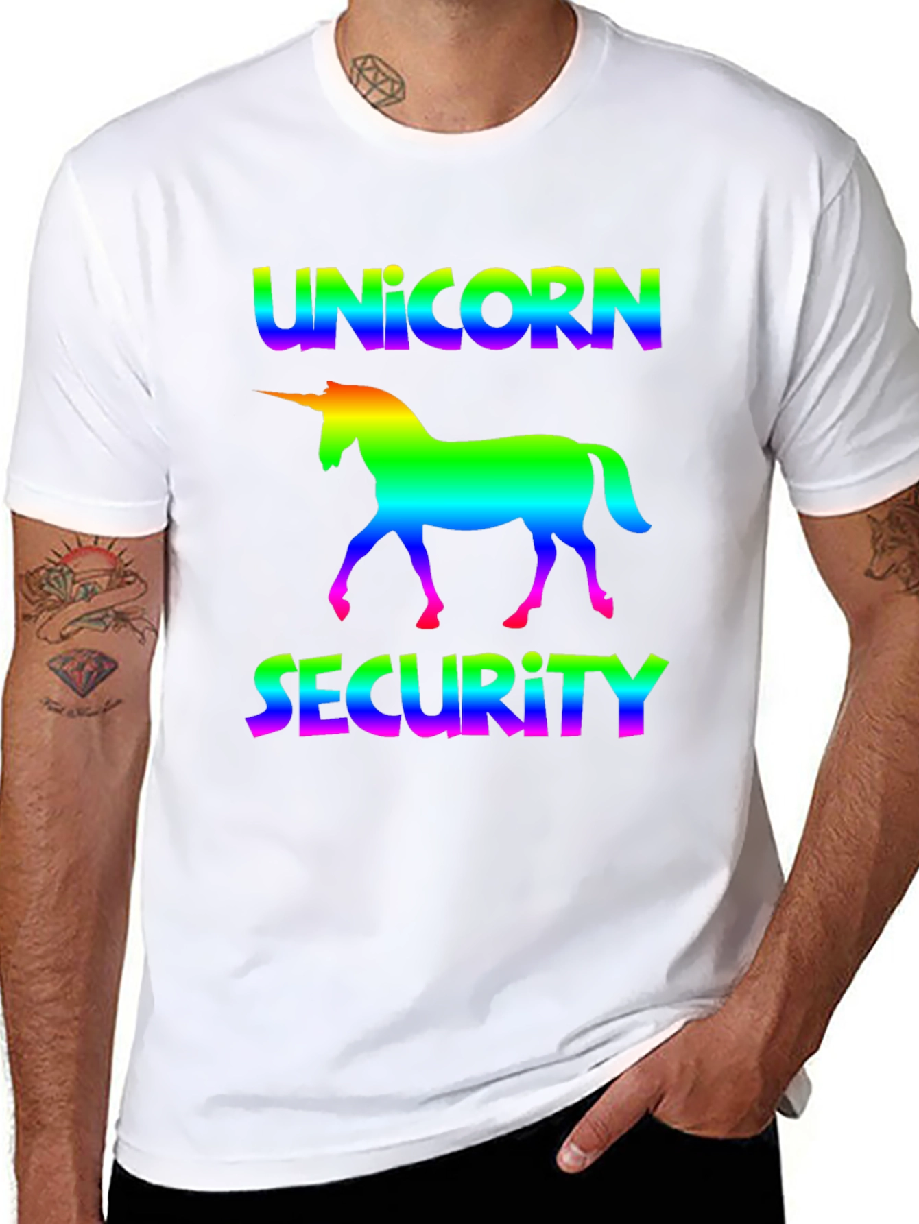 Unicorn Security Graphic Tee