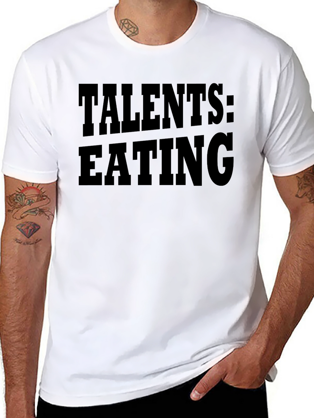 Talents: Eating Funny Graphic T-Shirt