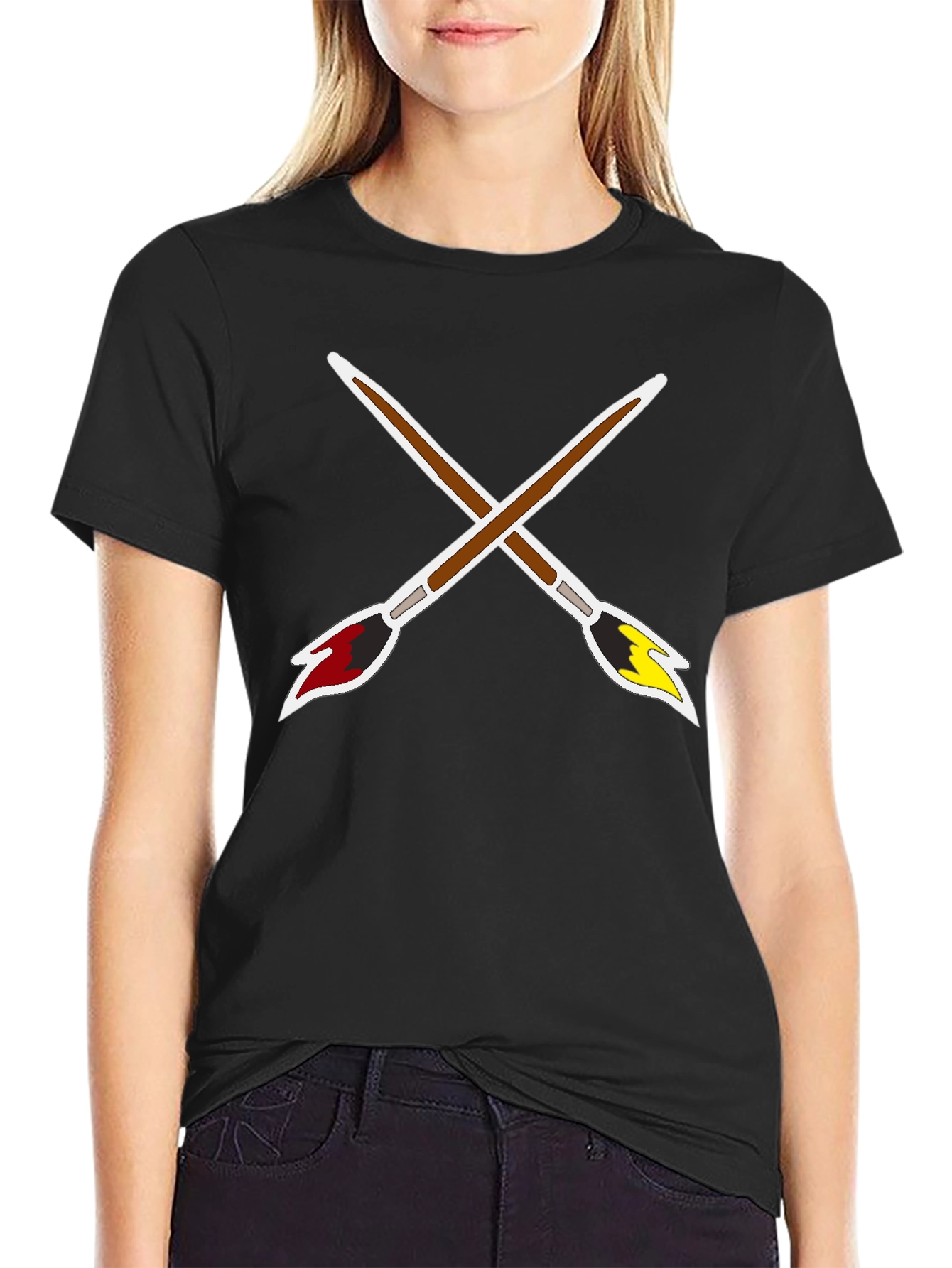 Paint Brush T-Shirt - Artistic Tee
