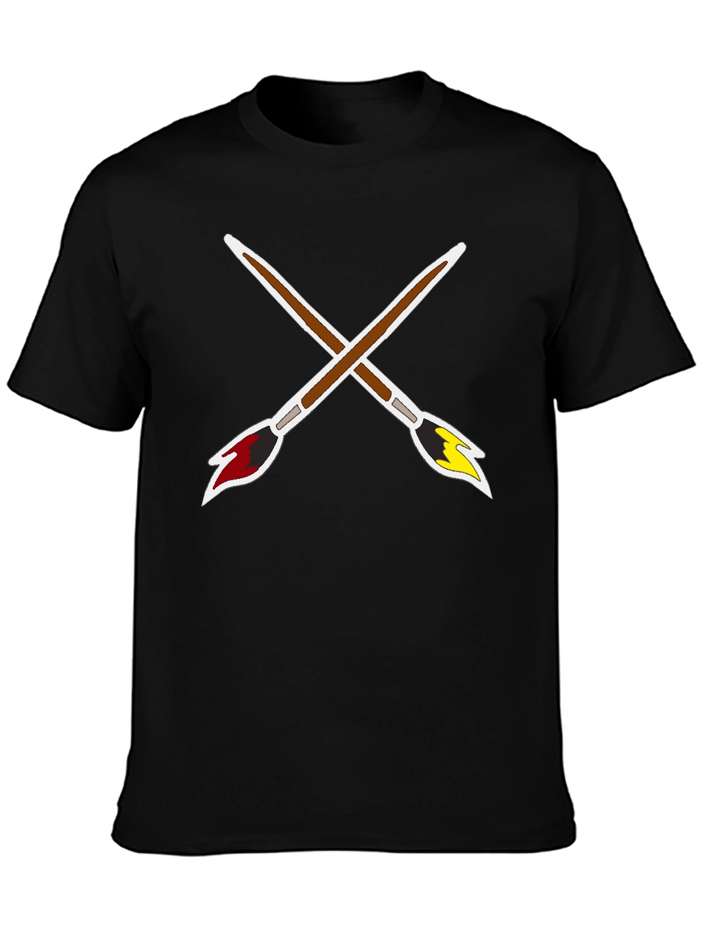 Paint Brush T-Shirt - Artistic Tee
