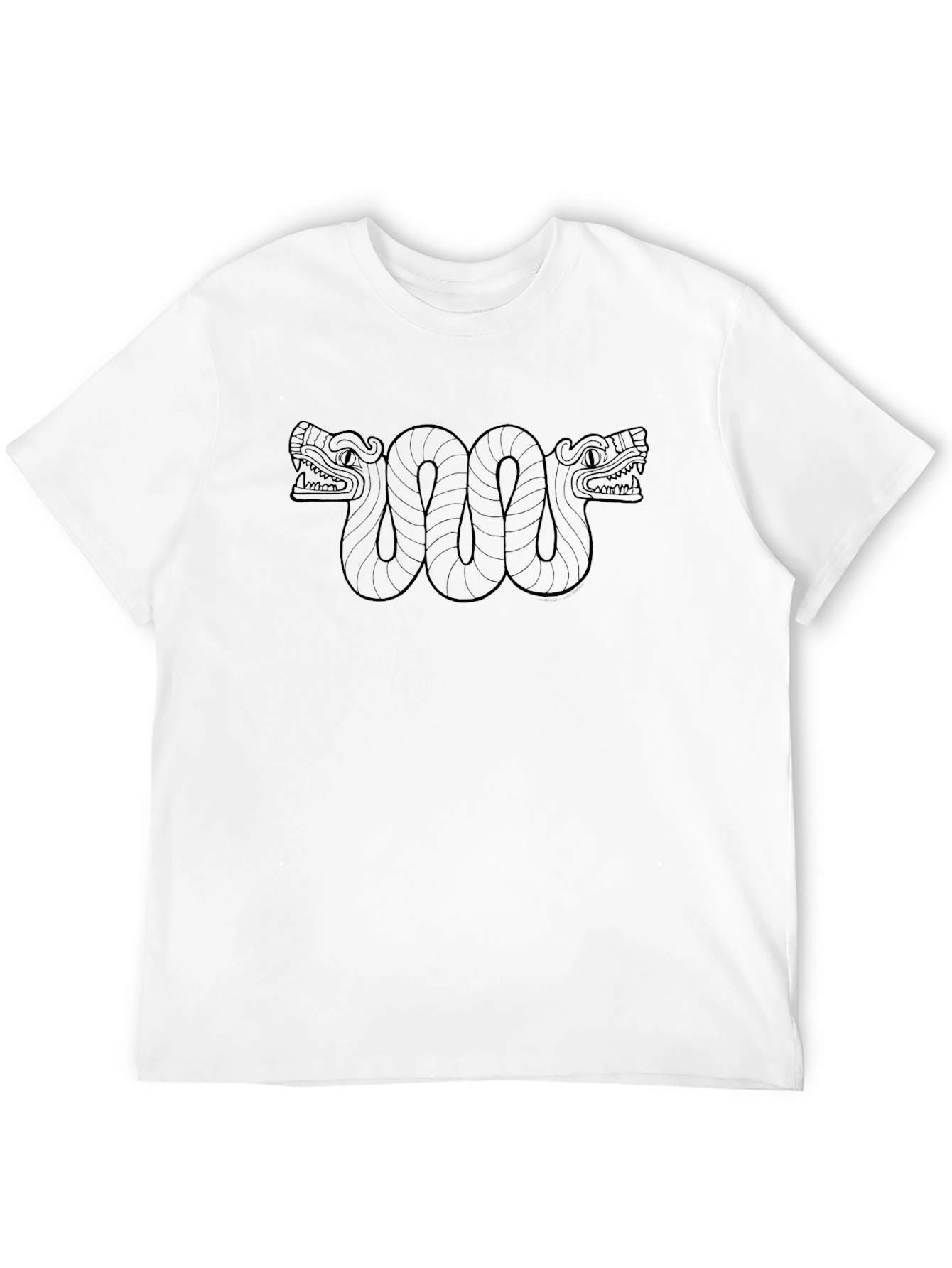 Aztec Serpent Tee - Stylish Graphic T-Shirt