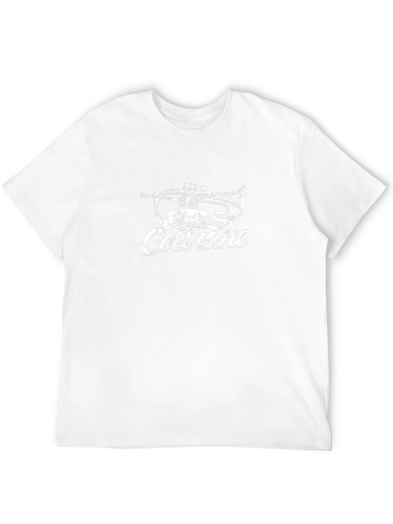 Yes I Speak Coltrane Black T-Shirt Music Jazz